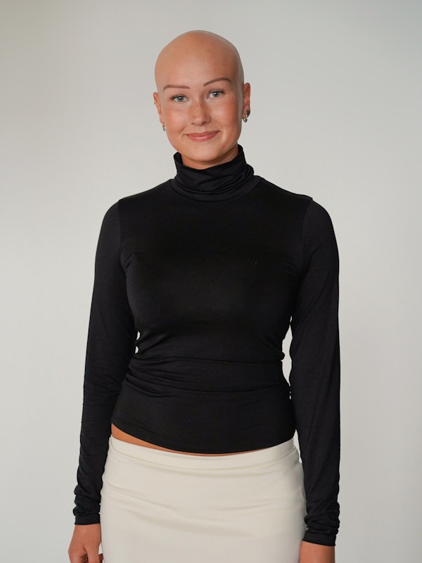 Daily Turtleneck Top Black