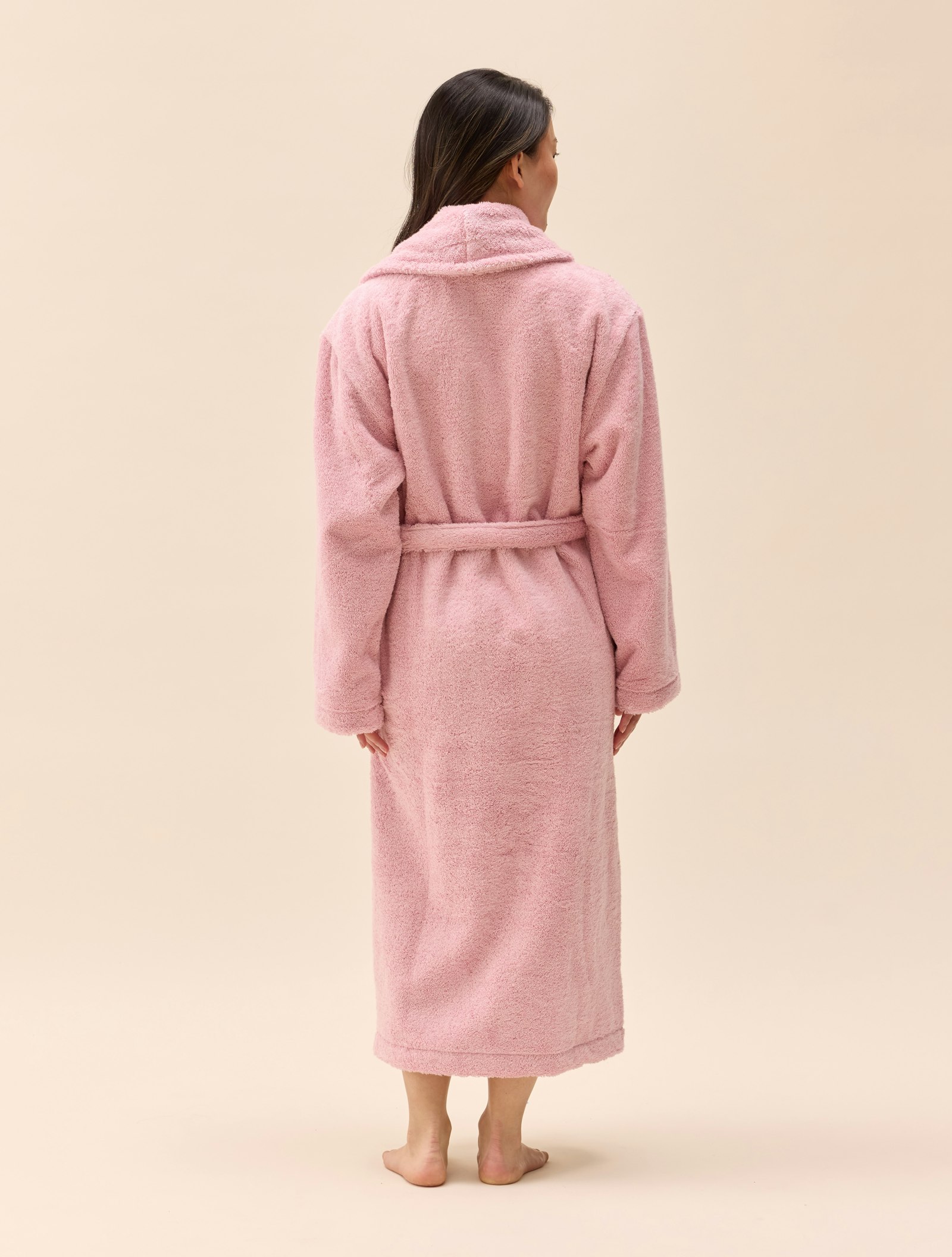 Bath Robe Pink Flower