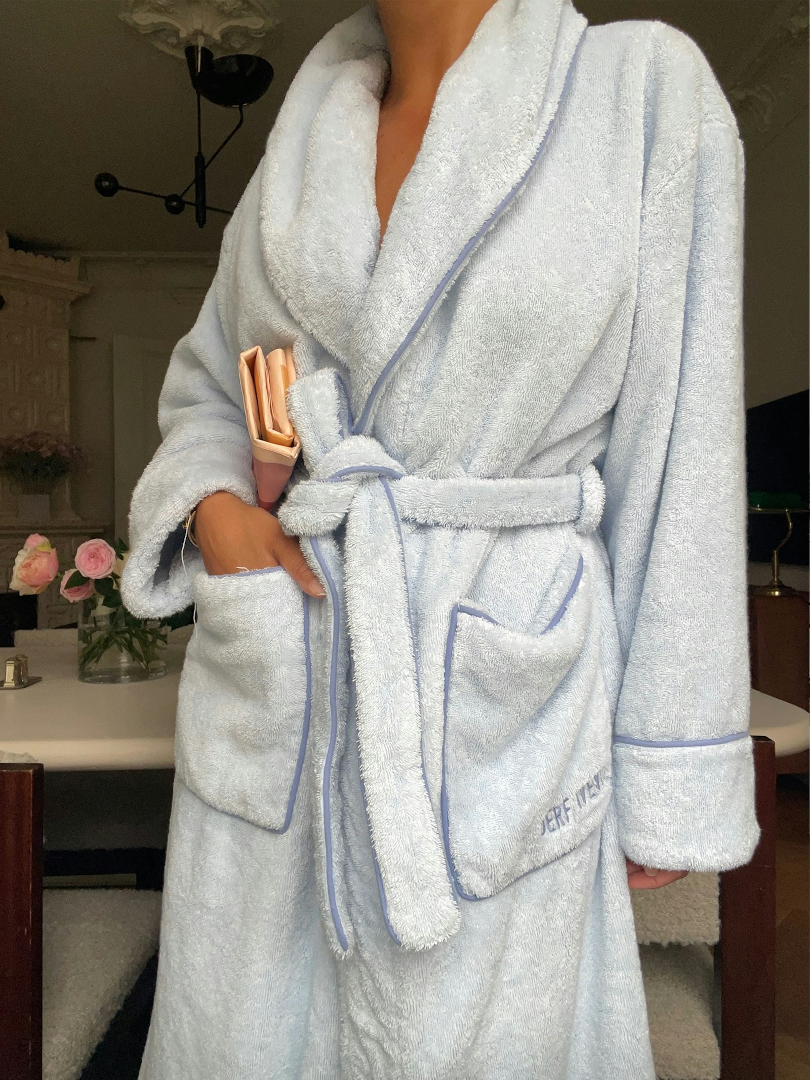 Bath Robe Blue