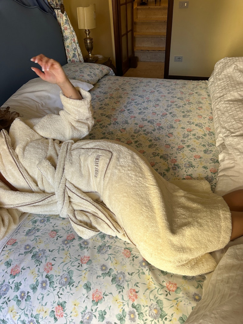 Bath Robe Creamy Oat