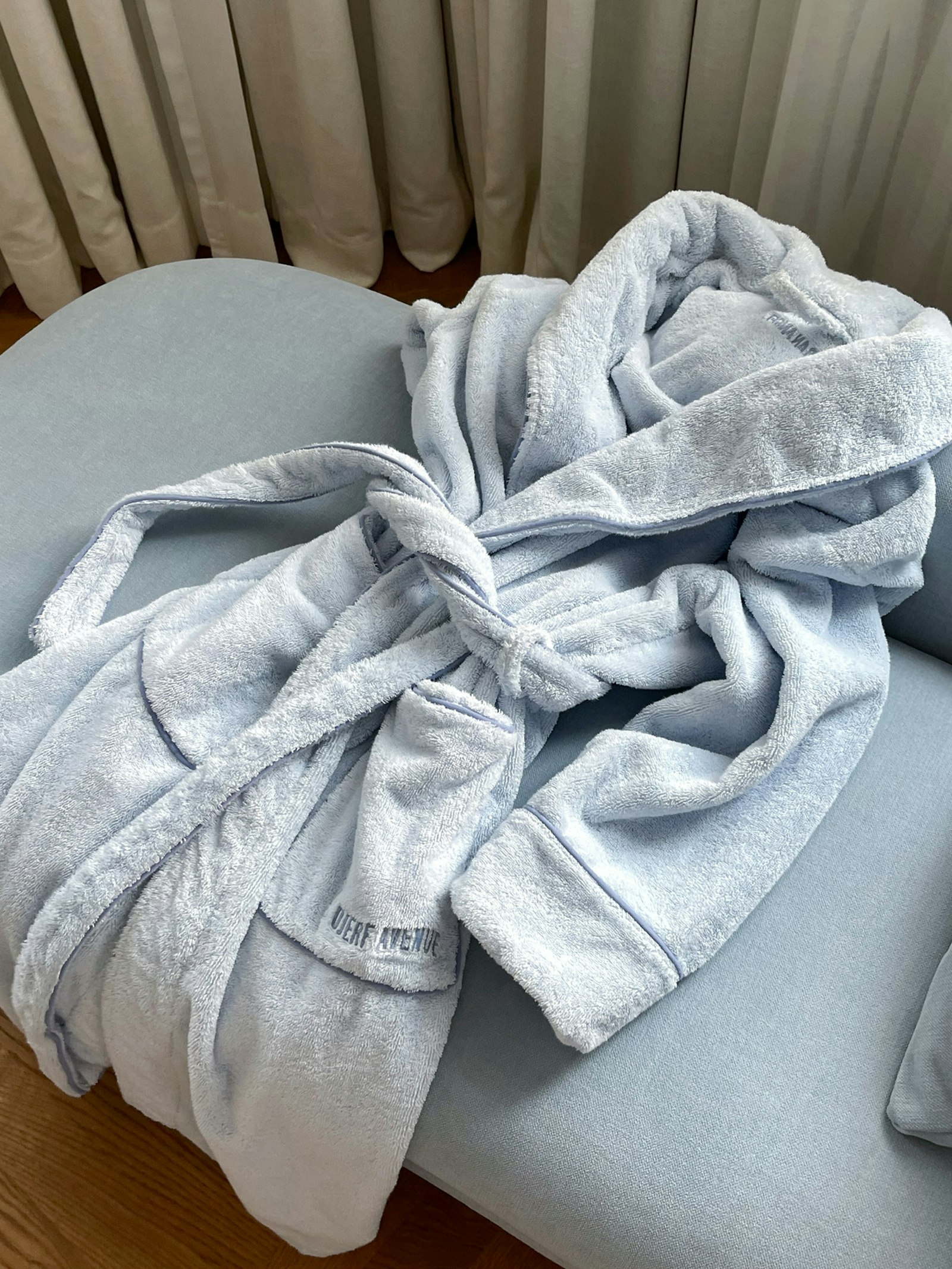 Bath Robe Blue