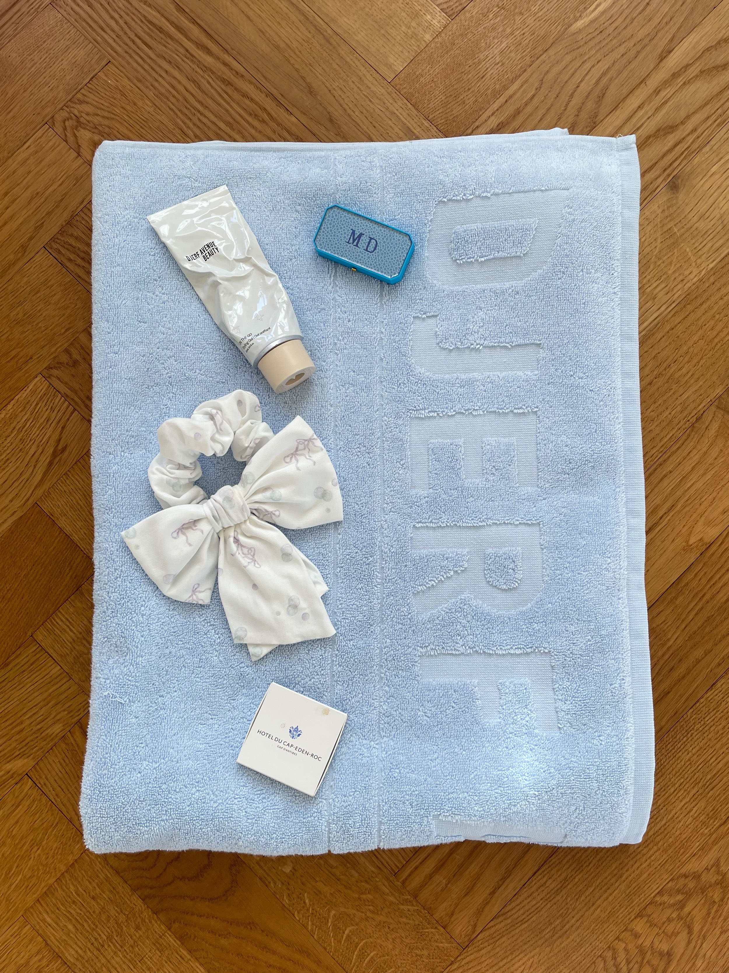 Bath Towel Blue - Blue | Djerf Avenue