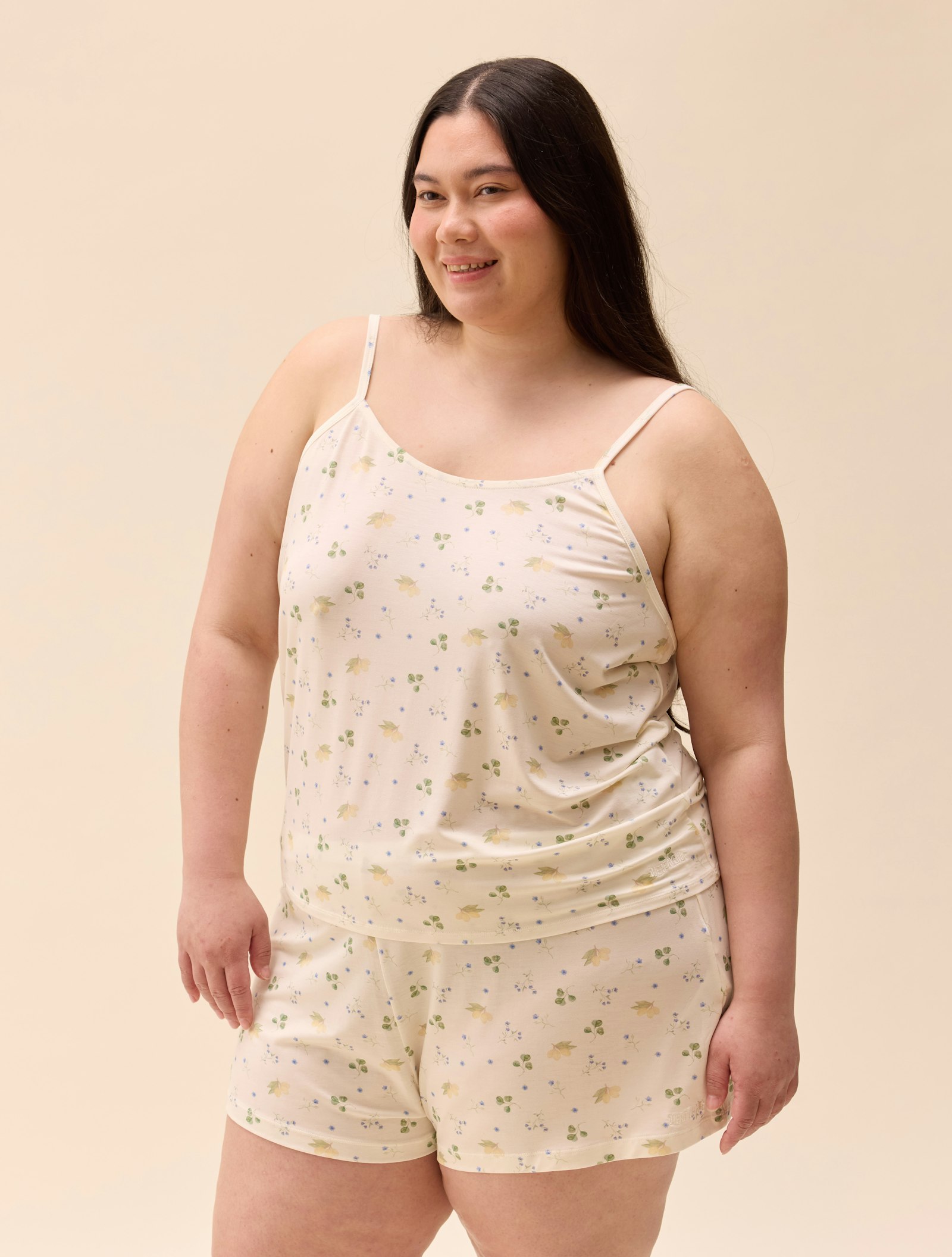Go Slow Strap Top Marula Bloom