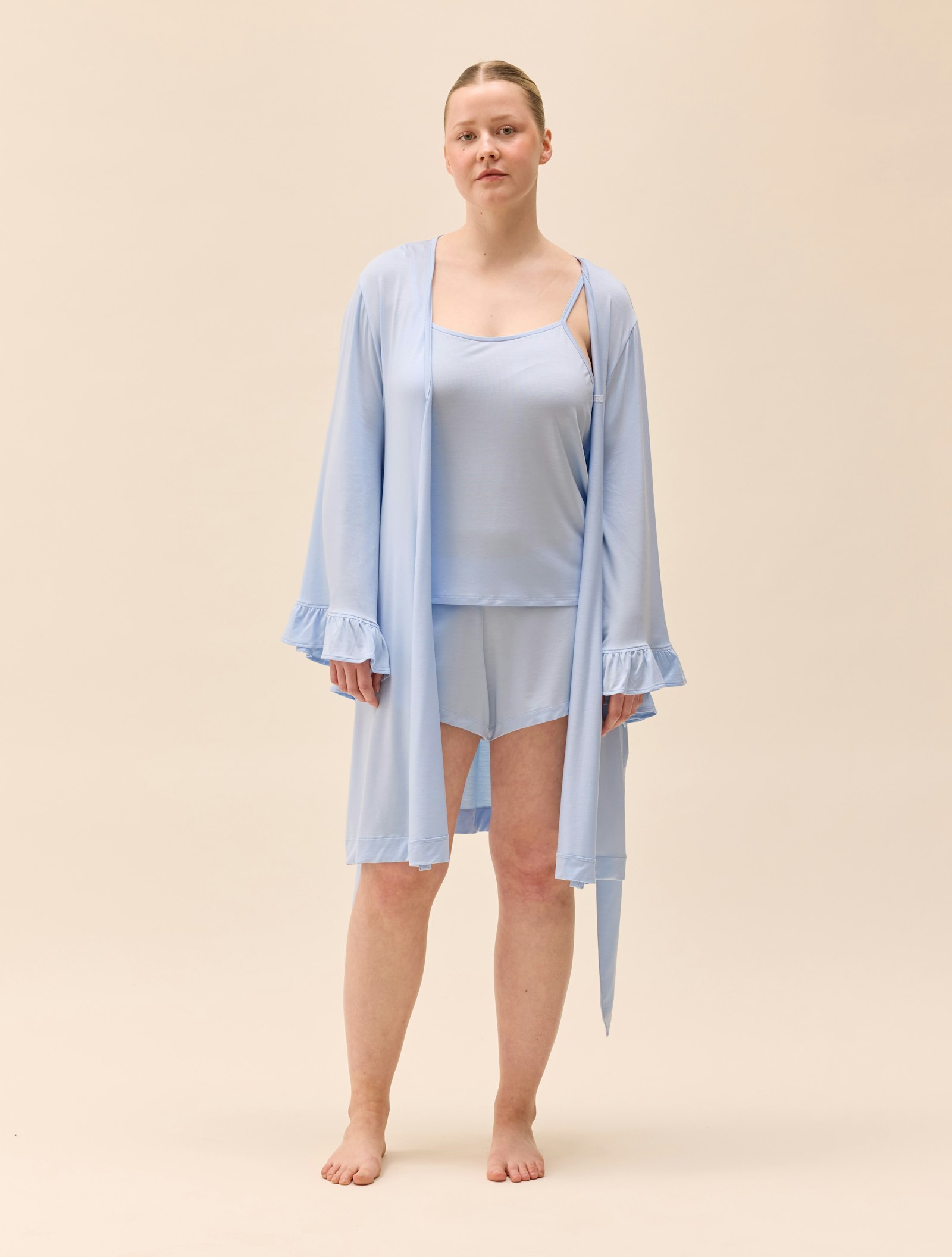 Go Slow Strap Top Blue
