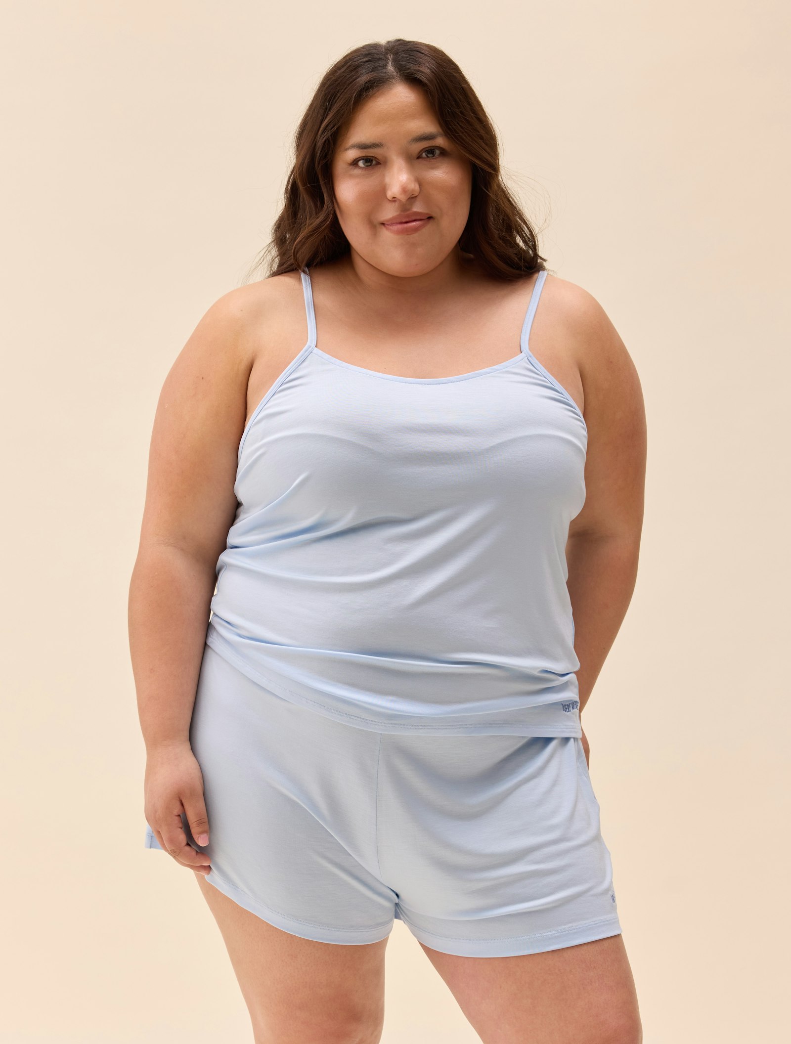 Go Slow Strap Top Blue