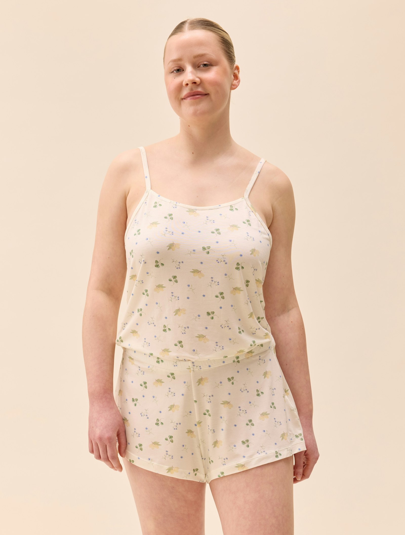 Go Slow Strap Top Marula Bloom