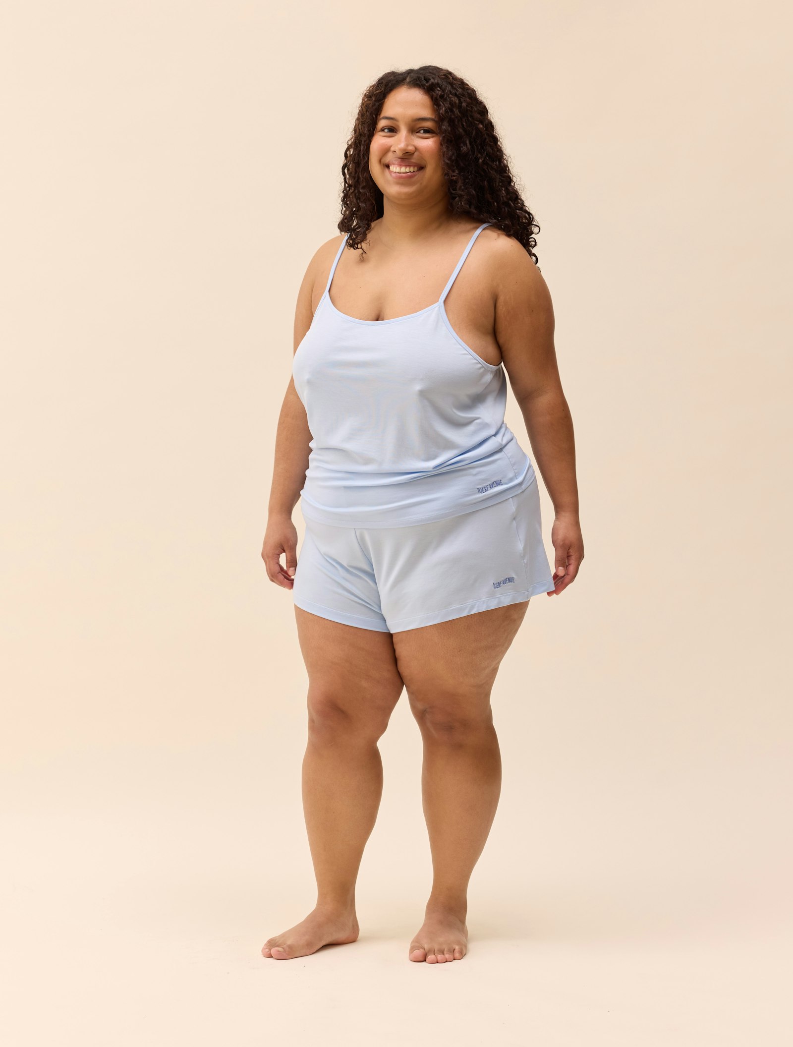 Go Slow Strap Top Blue