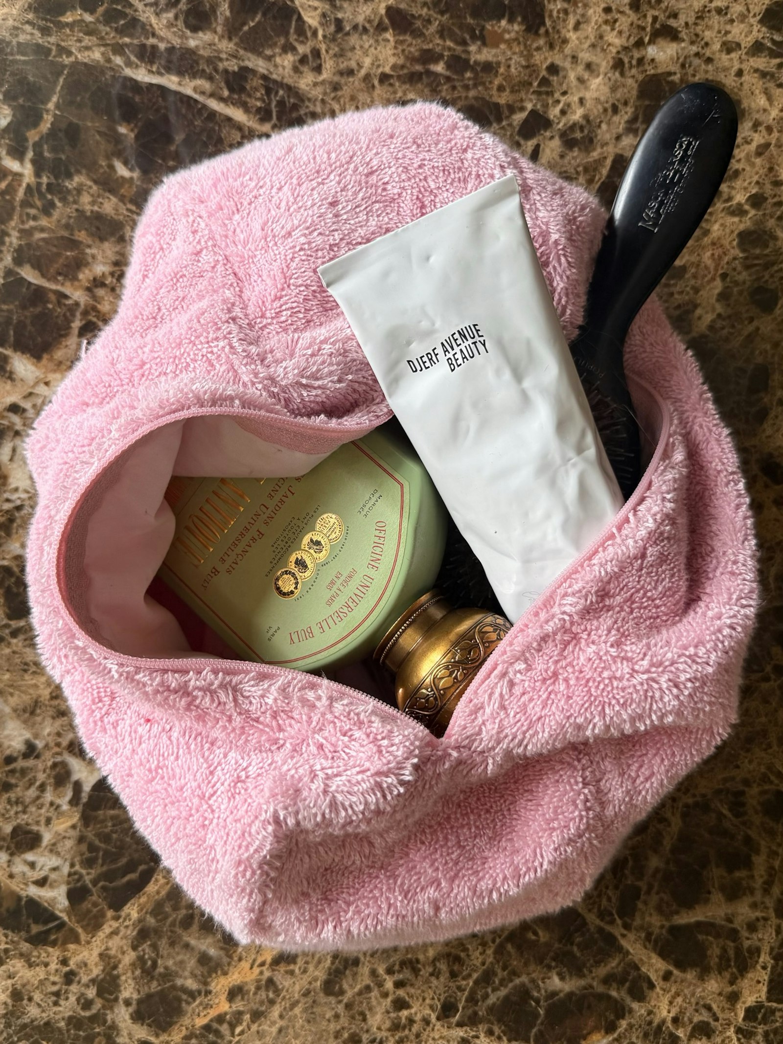 Terry Beauty Bag Pink