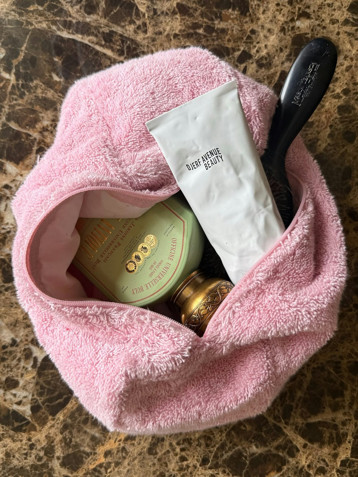 Terry Beauty Bag Pink
