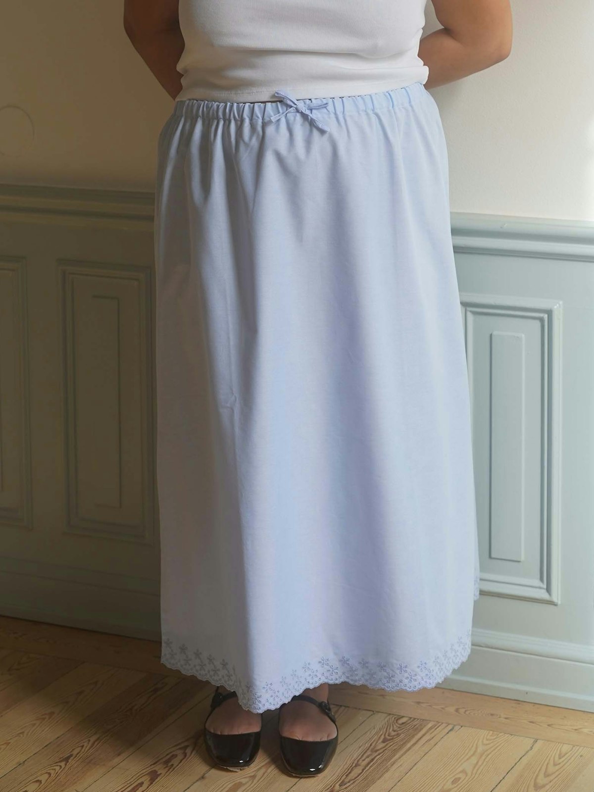 Breezy Midi Skirt Blue