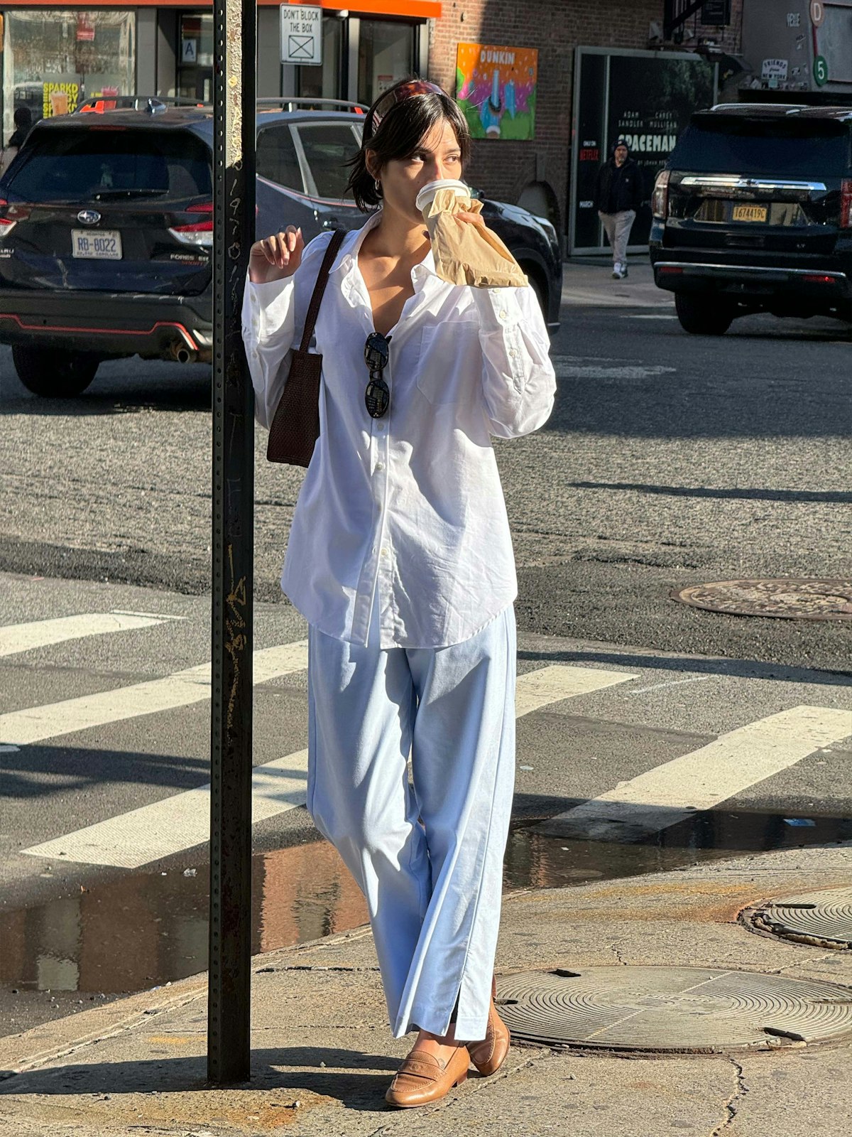 Breezy Ankle Pants Tall Blue