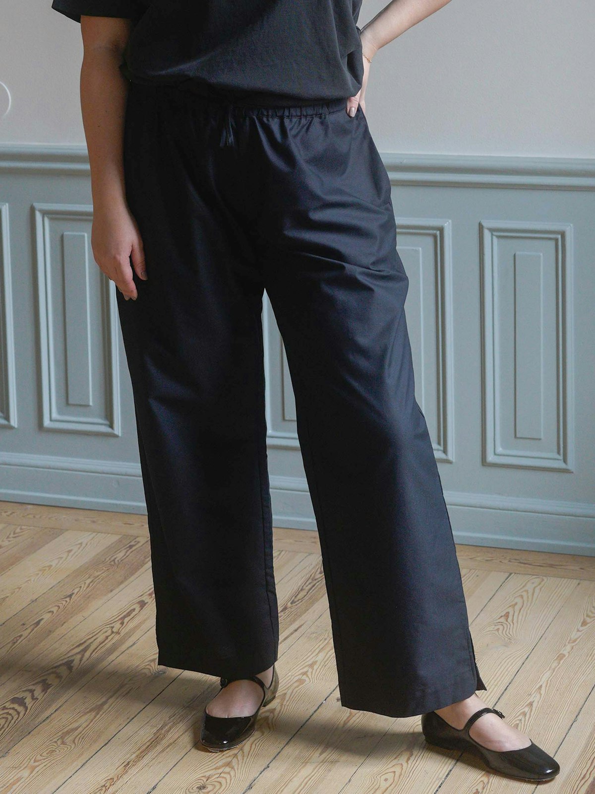 Breezy Ankle Pants Tall Black