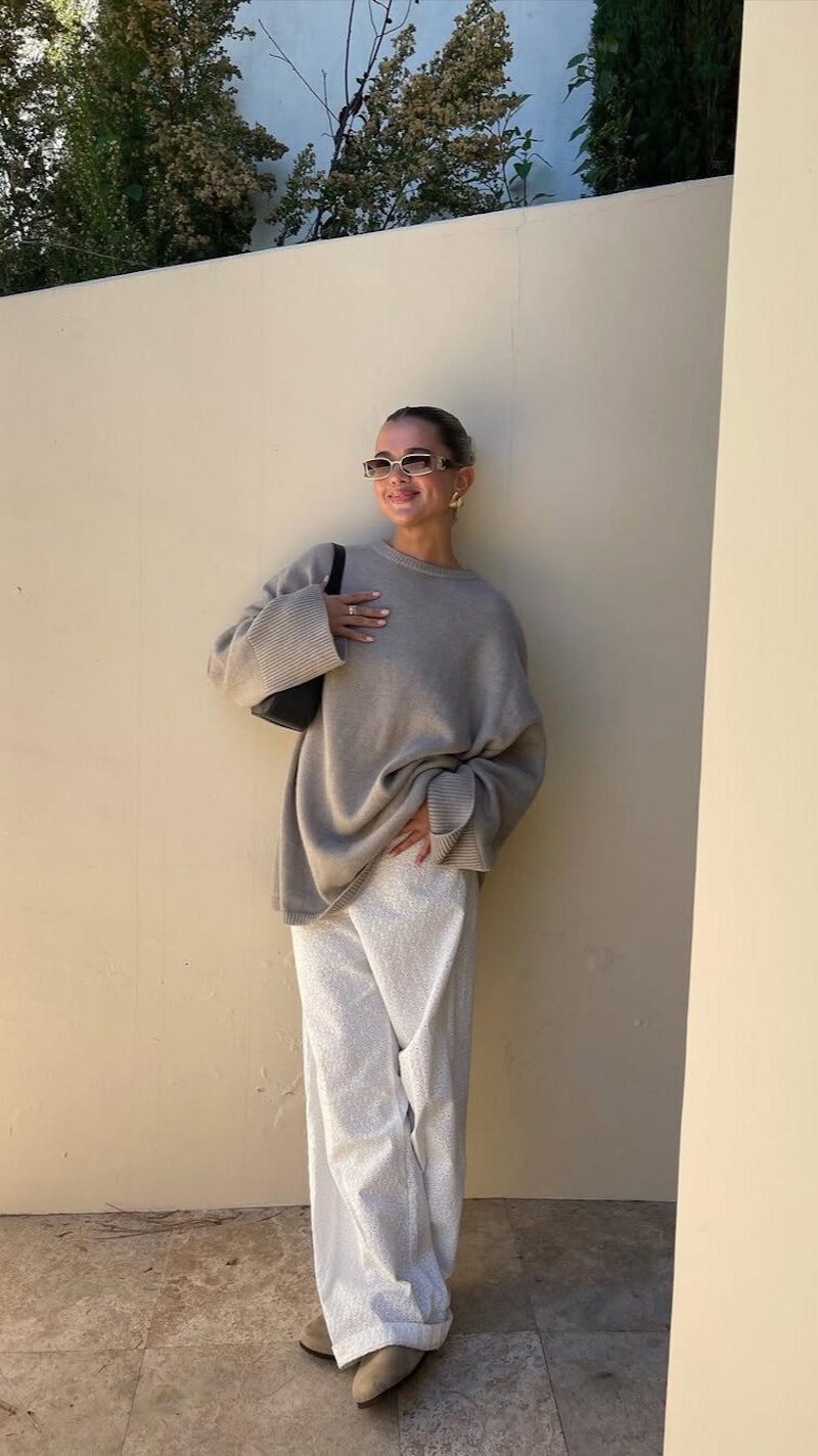 Broderie Pants White
