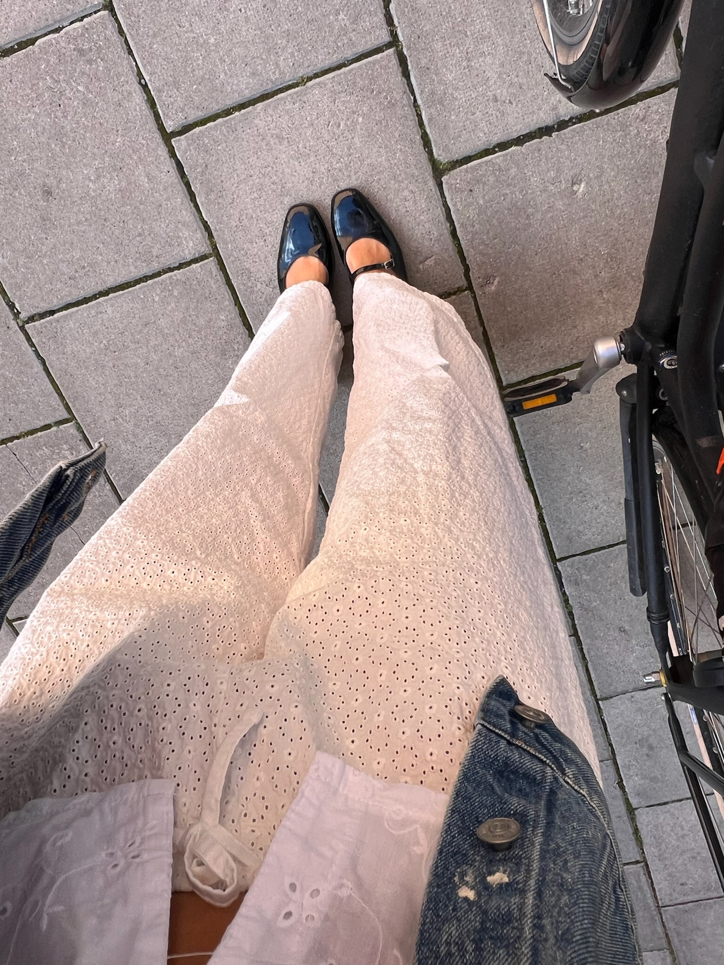 Broderie Pants White - White | Djerf Avenue