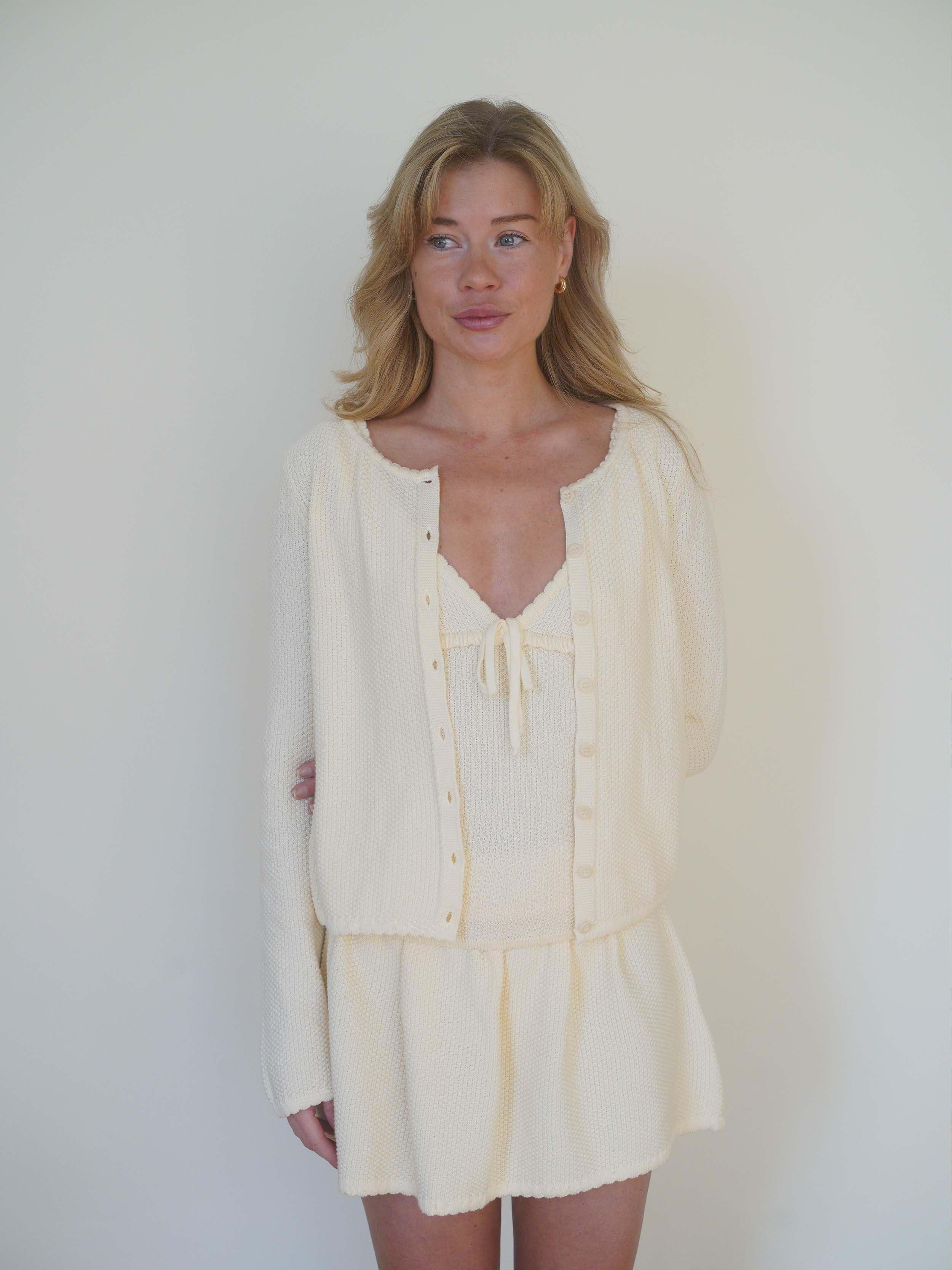 Amorini Skirt Cream - Cream | Djerf Avenue