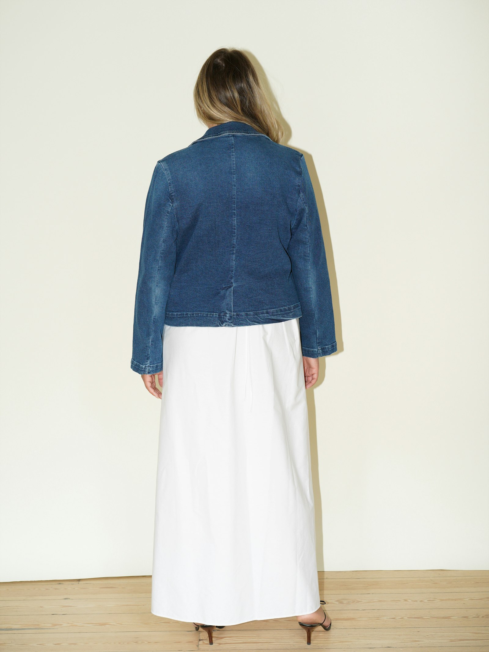 Day-to-day Denim Blazer Dark Blue