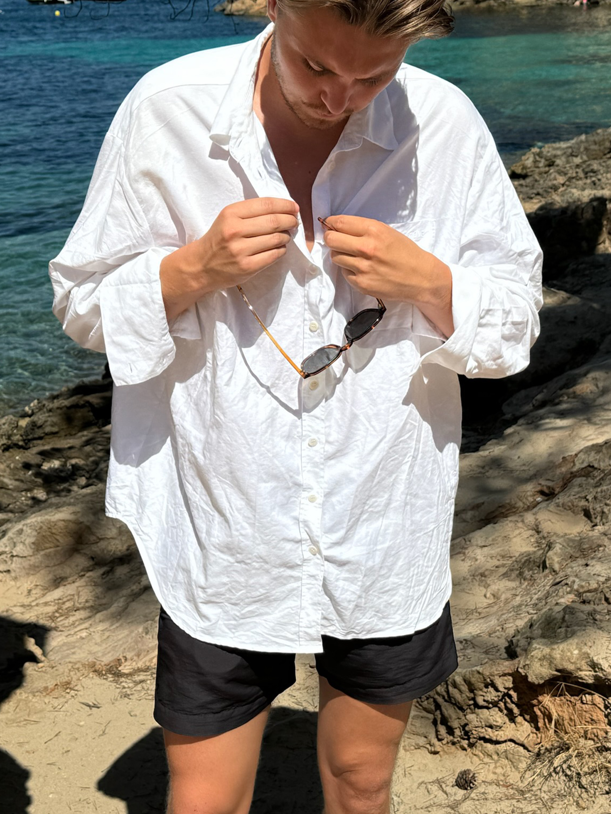 Breezy Shirt White - White | Djerf Avenue
