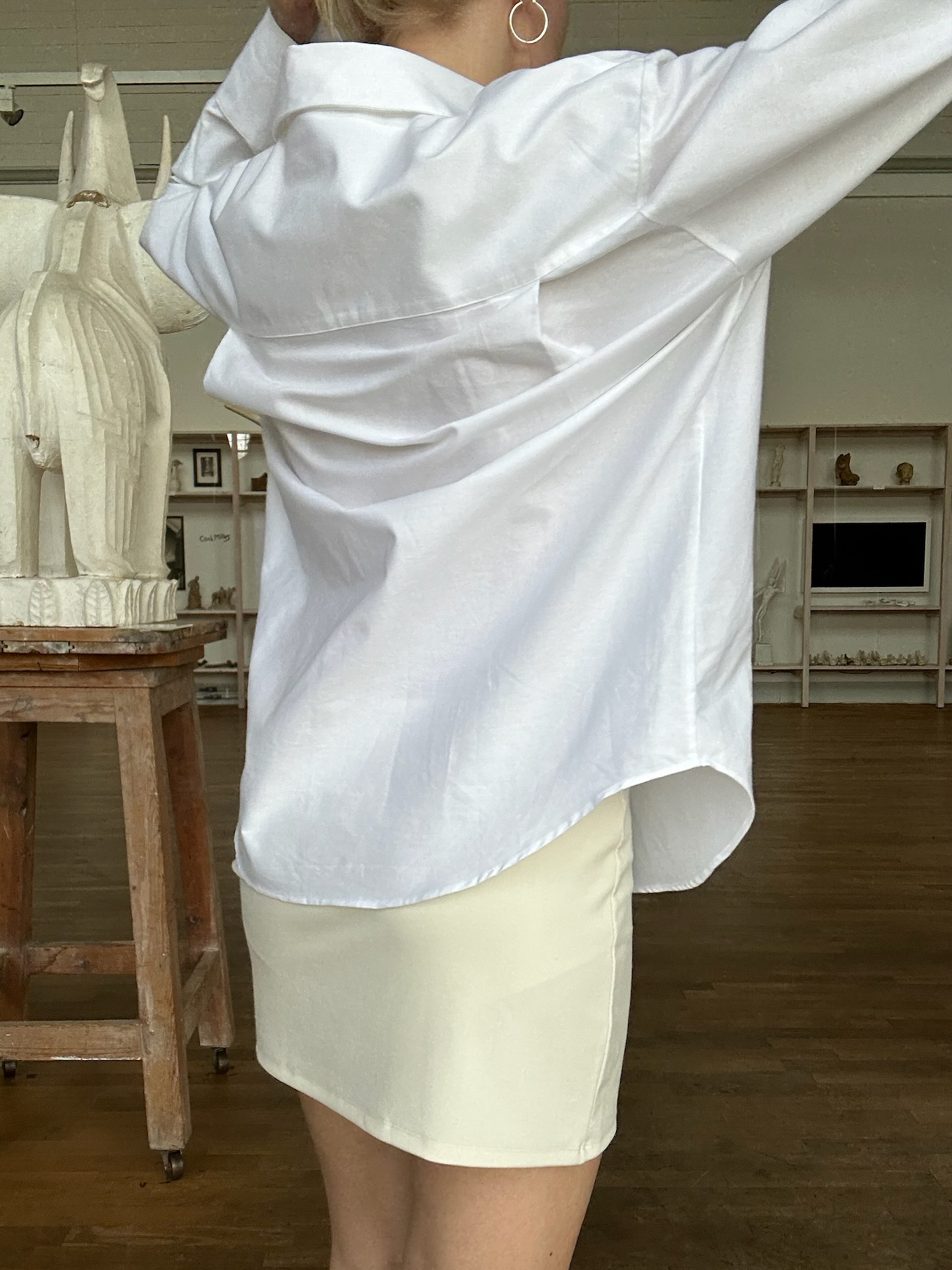 Breezy Shirt White - White | Djerf Avenue