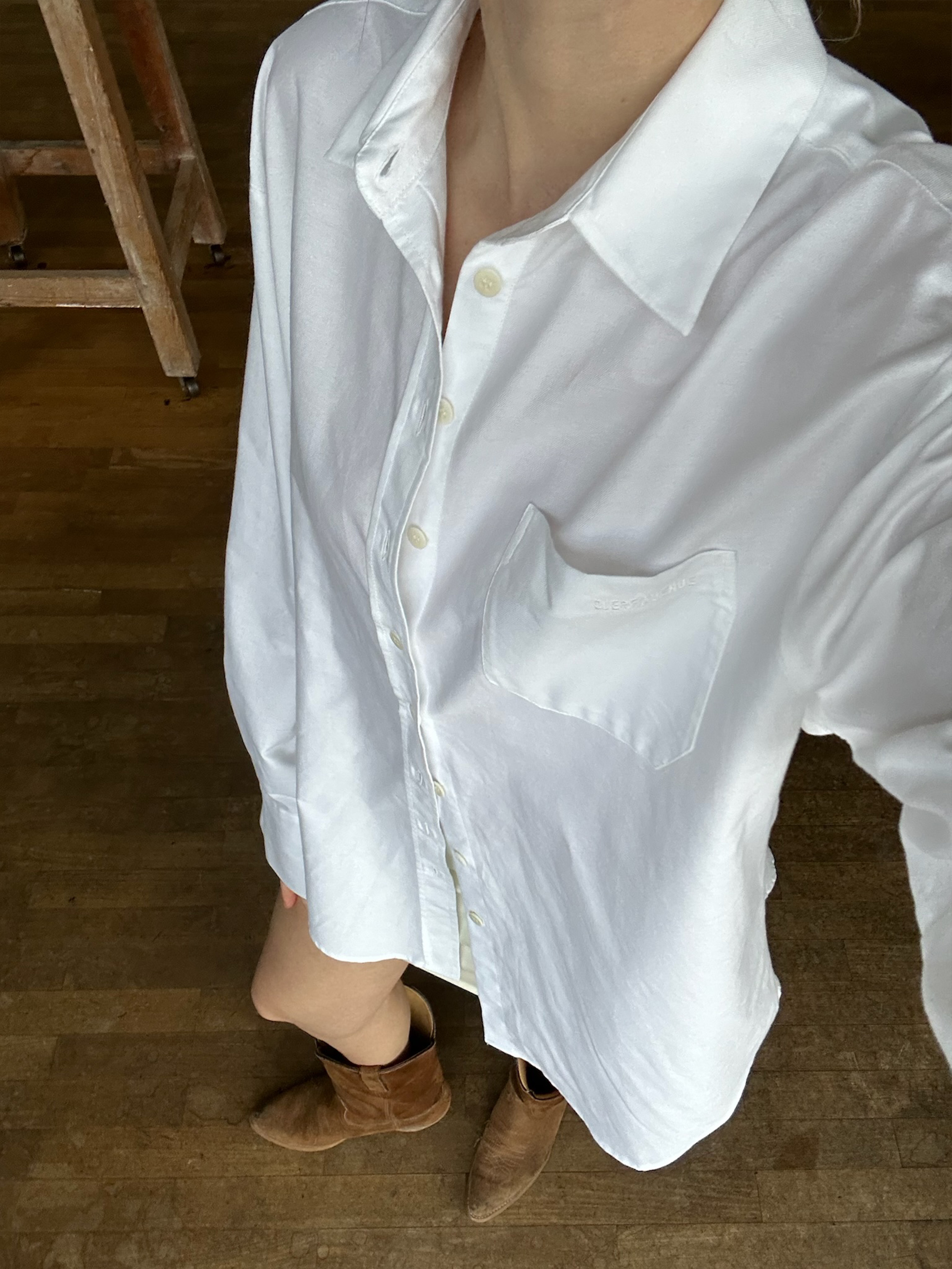 Breezy Shirt White - White | Djerf Avenue