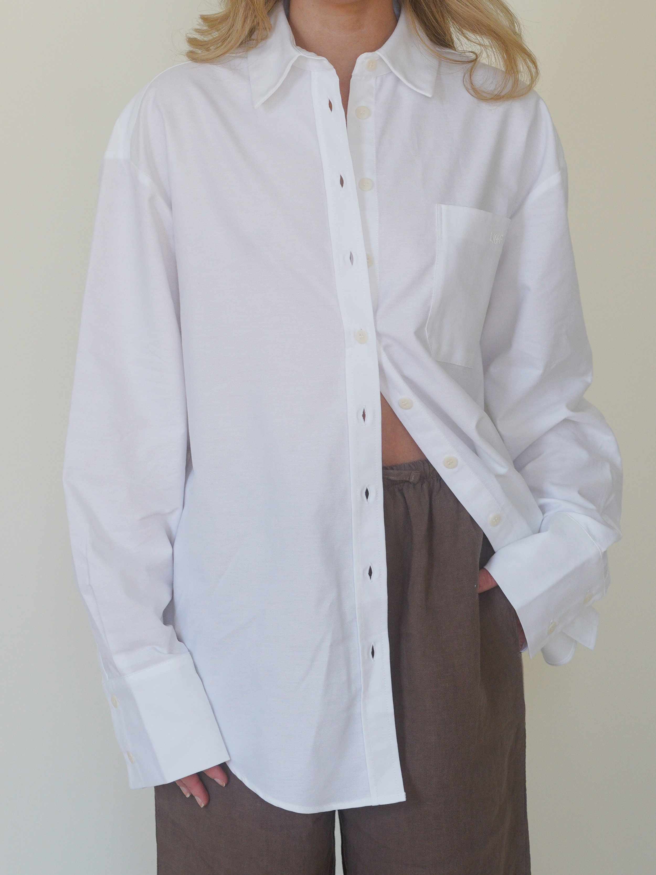 Breezy Shirt White - White | Djerf Avenue