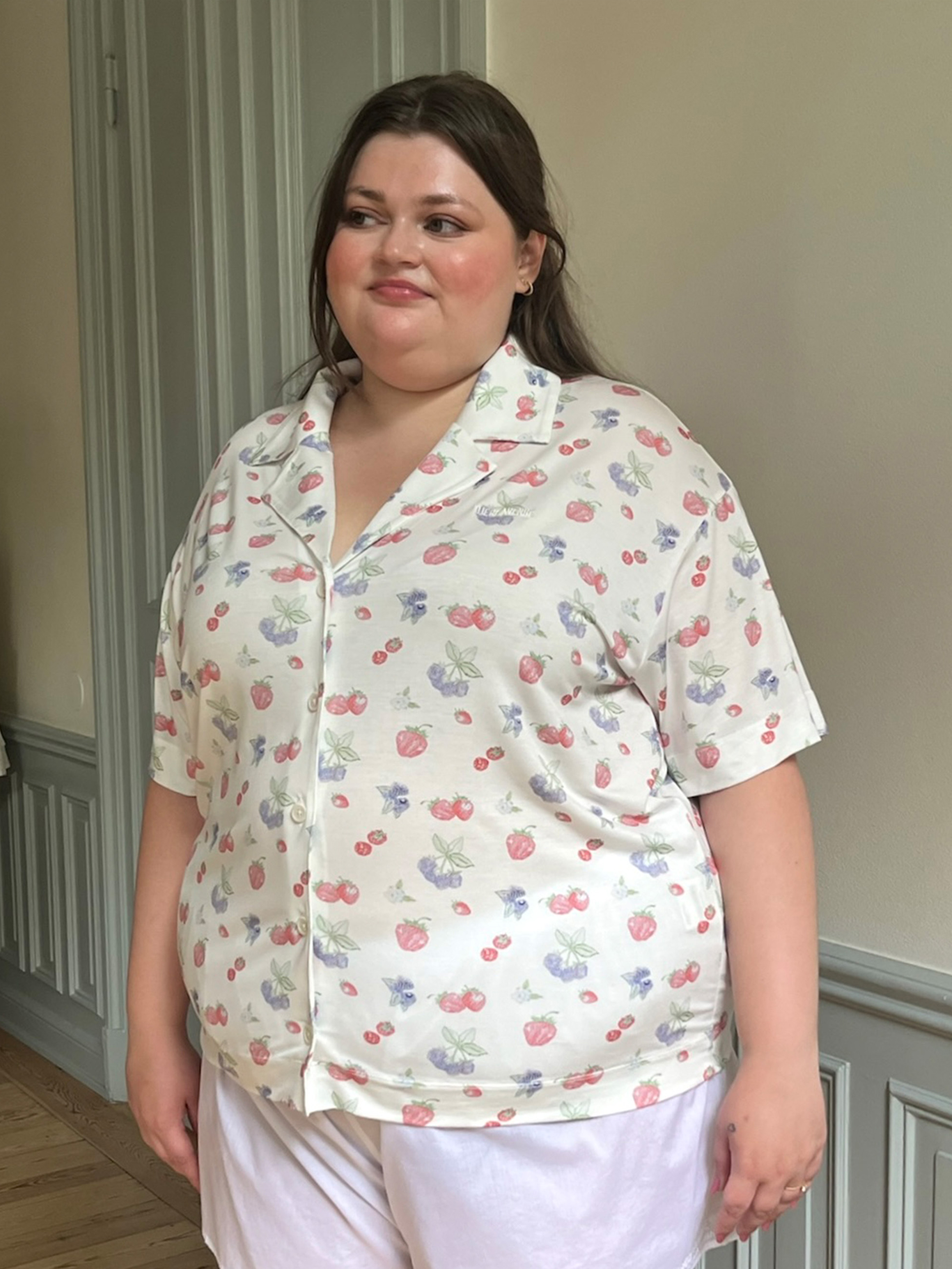 Go Slow Short Sleeve Top Summer Berries - Summer Berries