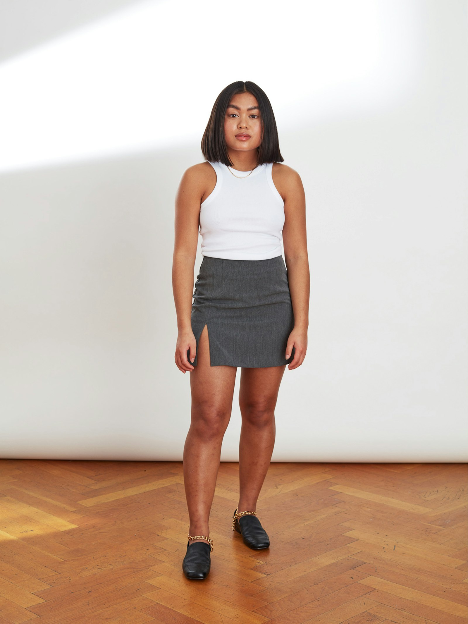 Must Have Mini Skirt Grey