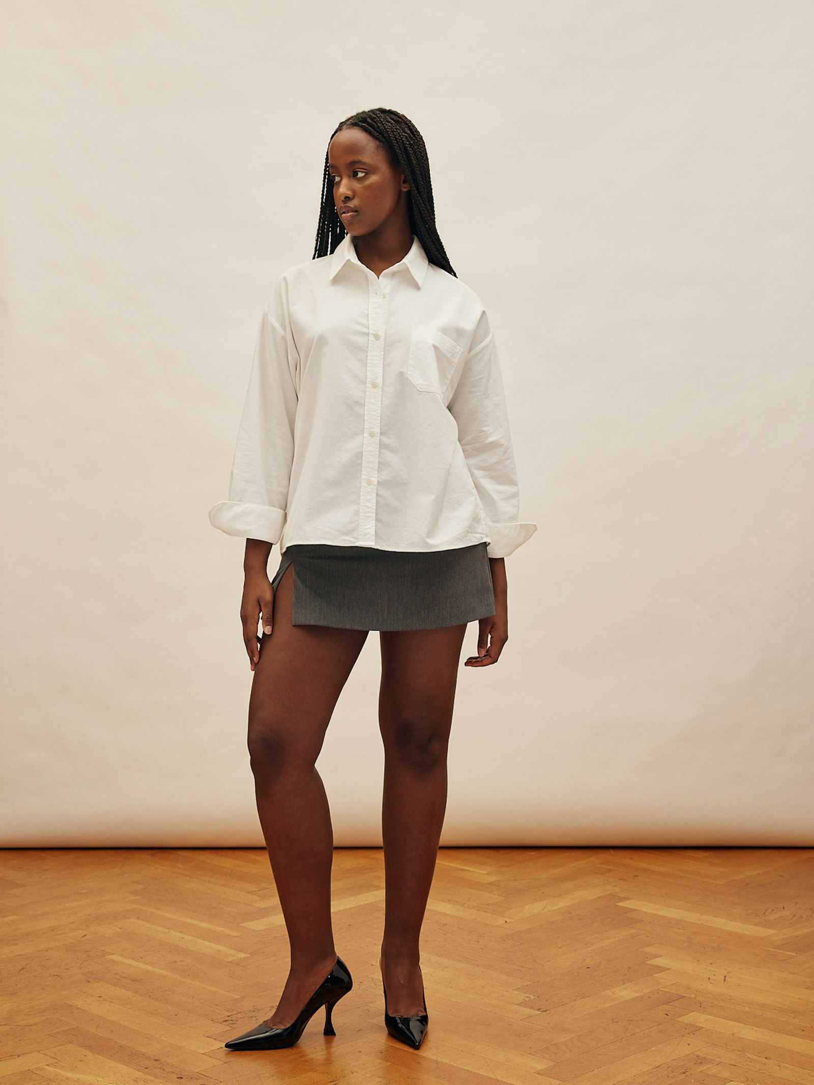 Must Have Mini Skirt Grey