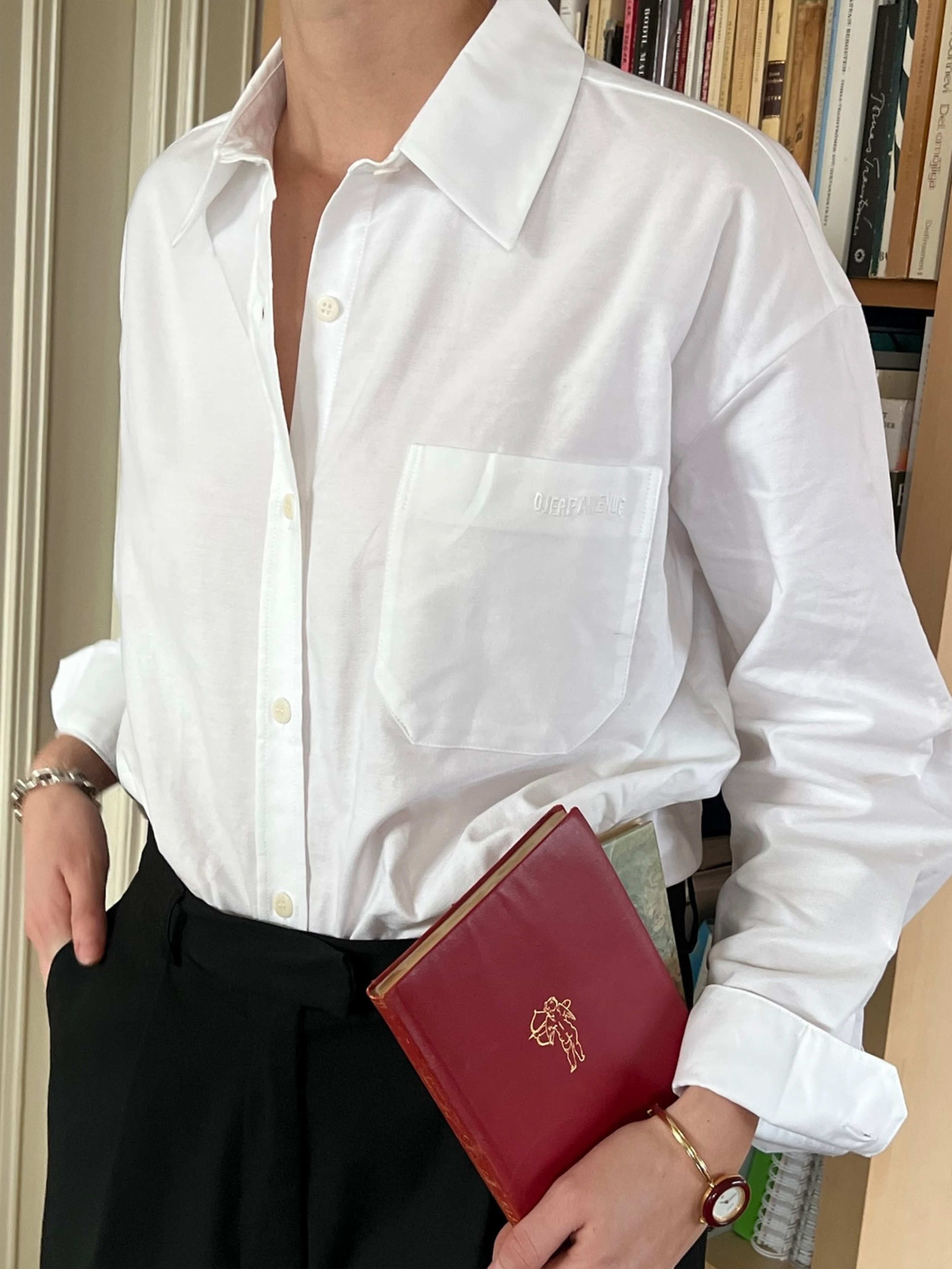 Breezy Shirt White - White | Djerf Avenue