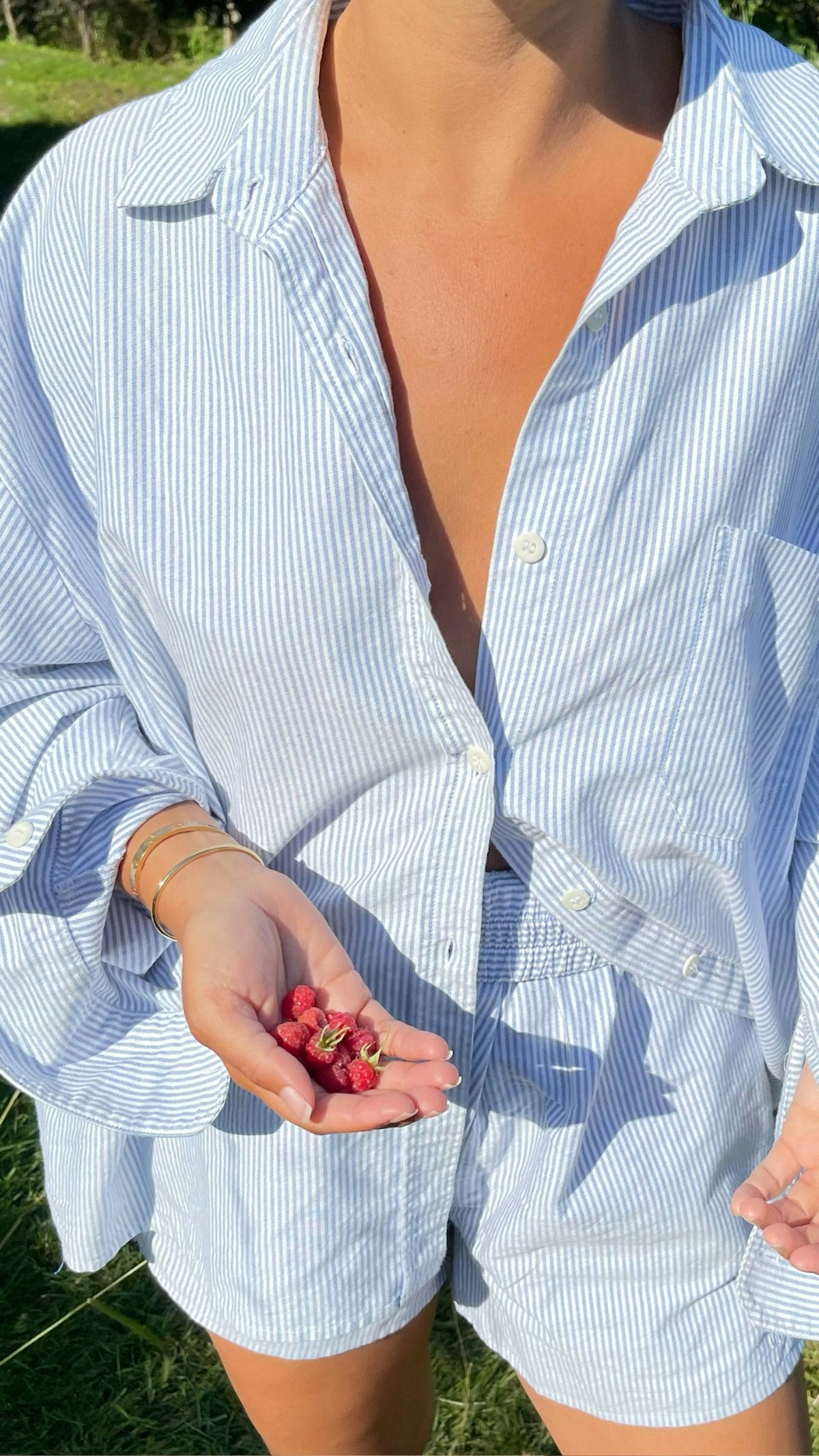 Breezy Shirt Blue Stripe