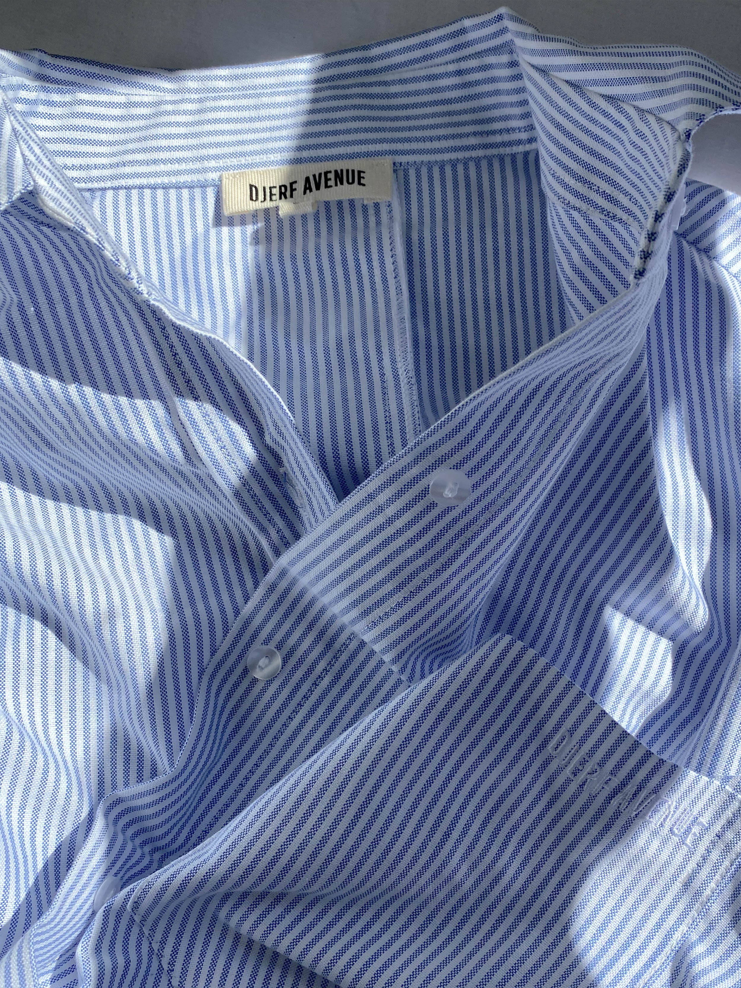 Breezy Shirt Blue Stripe | Djerf Avenue