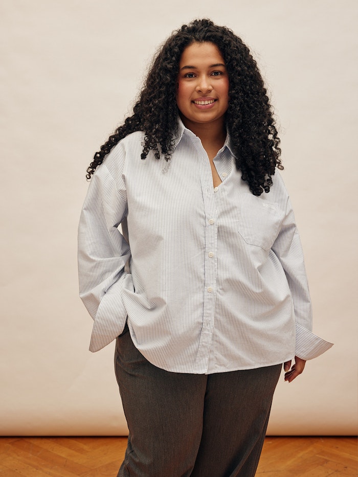 Breezy Shirt Blue Stripe