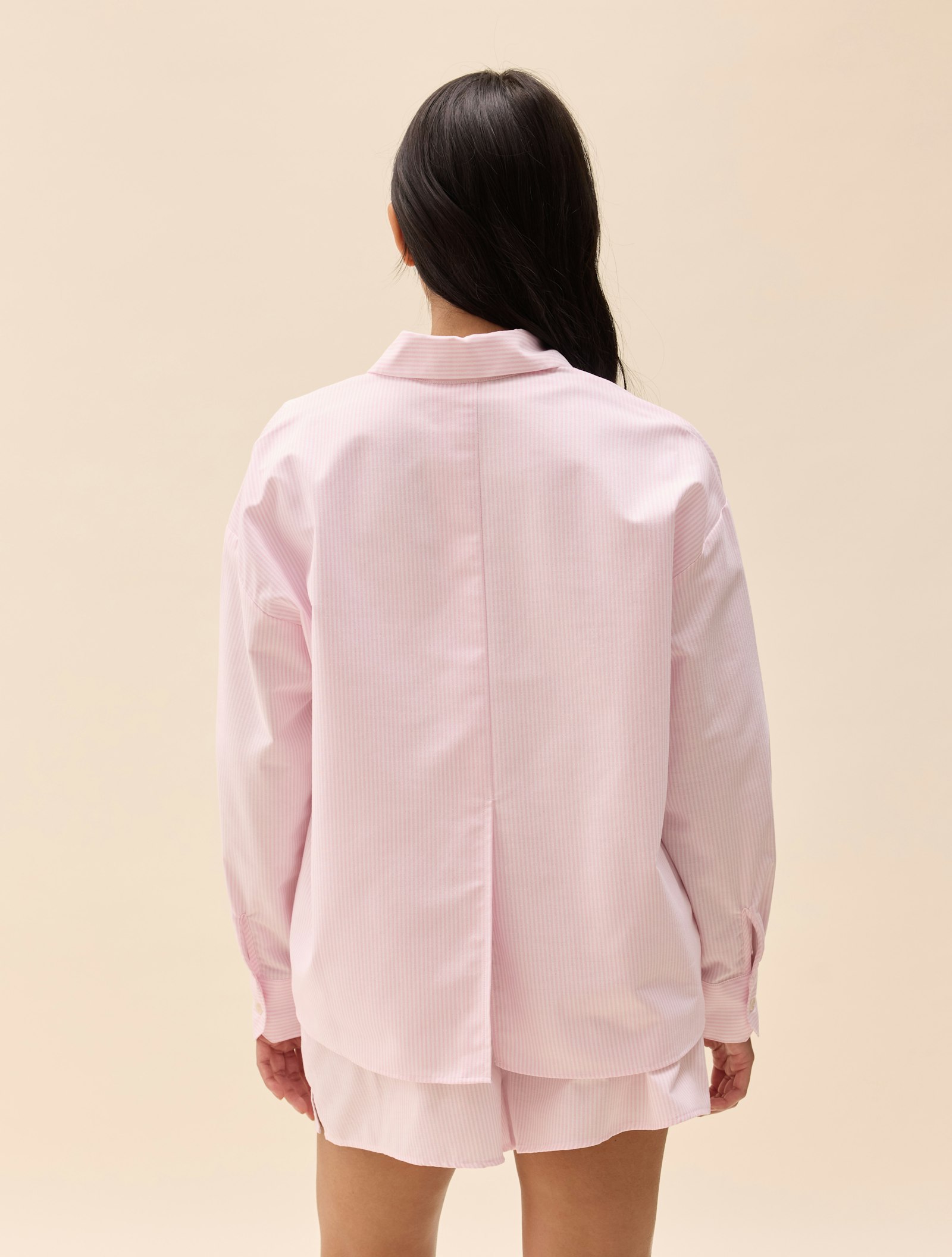 Breezy Shirt Pink Stripe