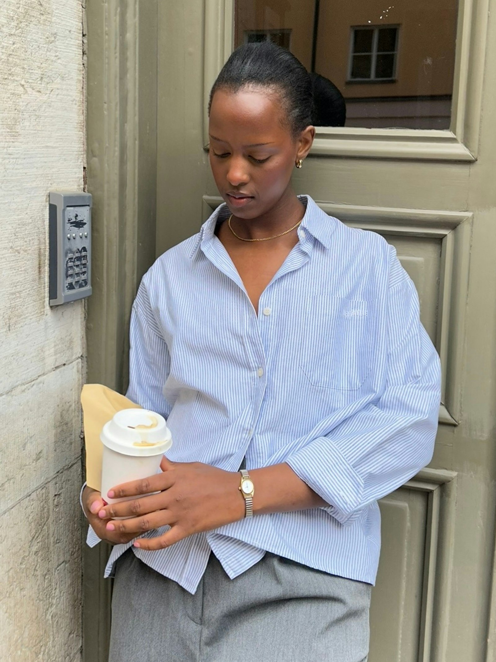Breezy Shirt Blue Stripe