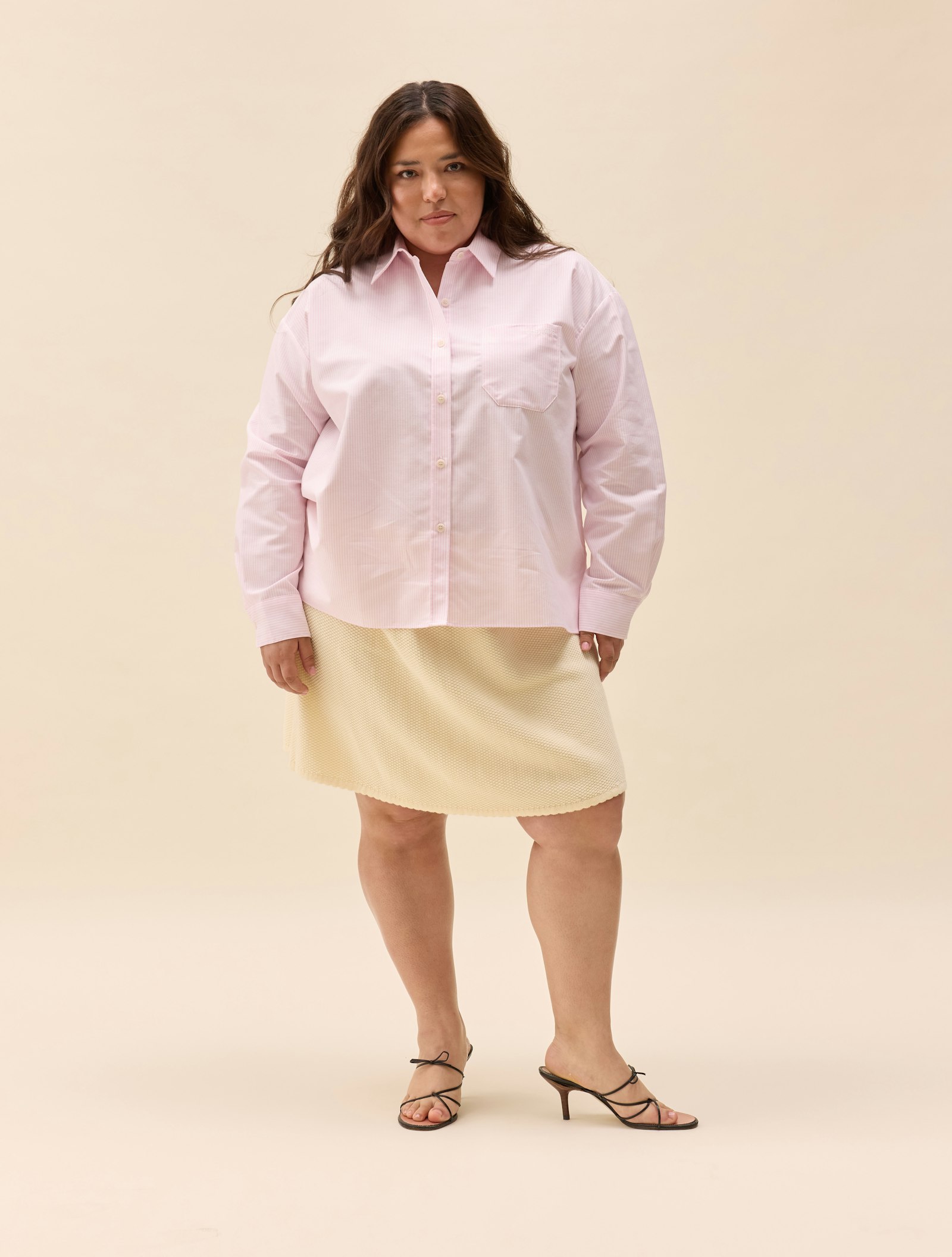 Breezy Shirt Pink Stripe