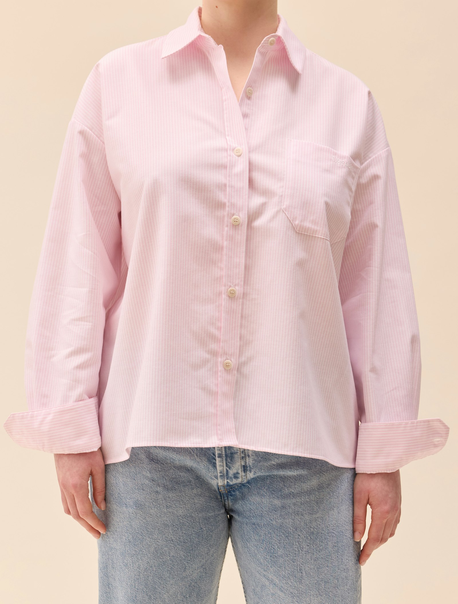 Breezy Shirt Pink Stripe
