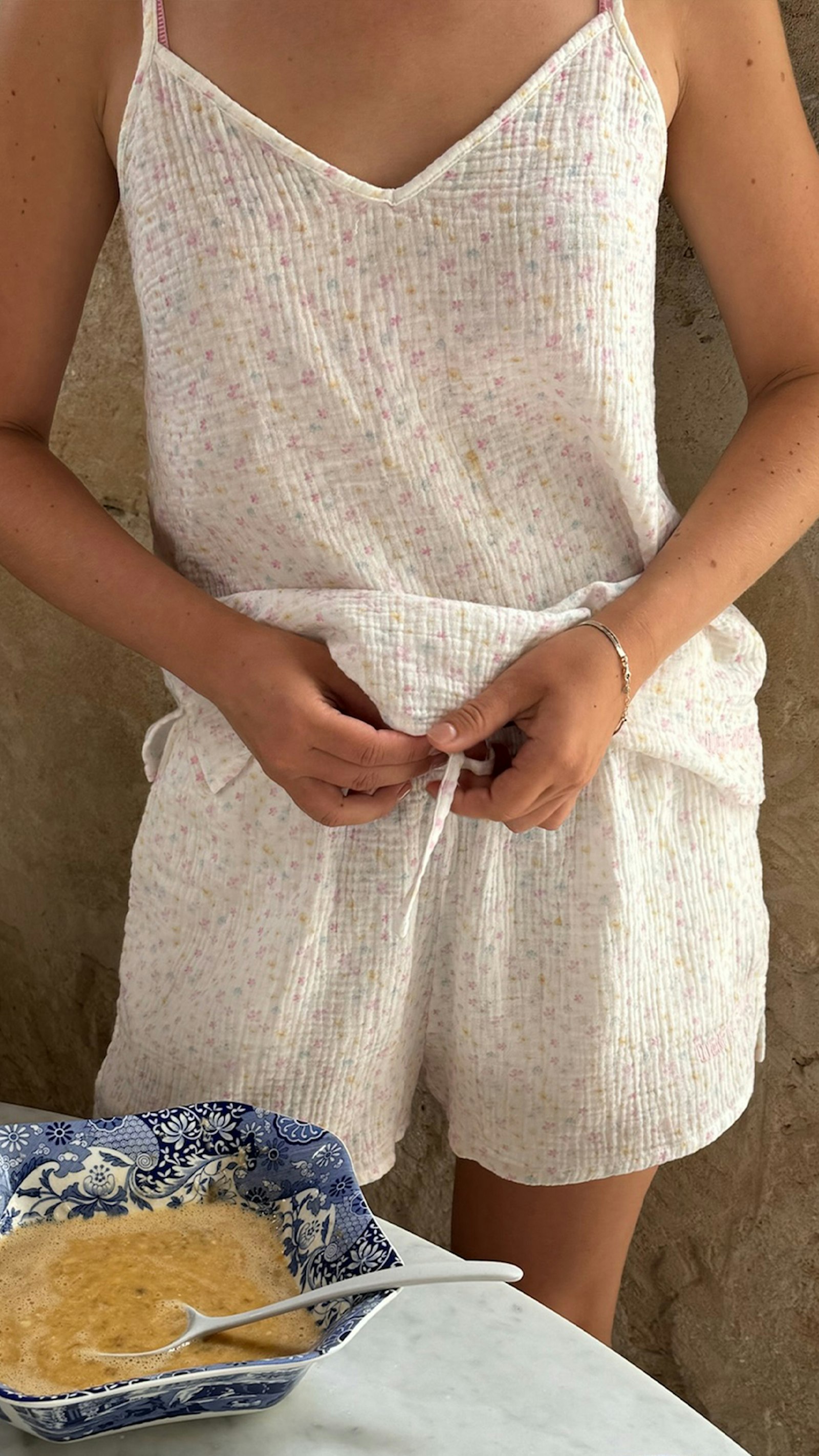 Muslin Strap Top Summer Field