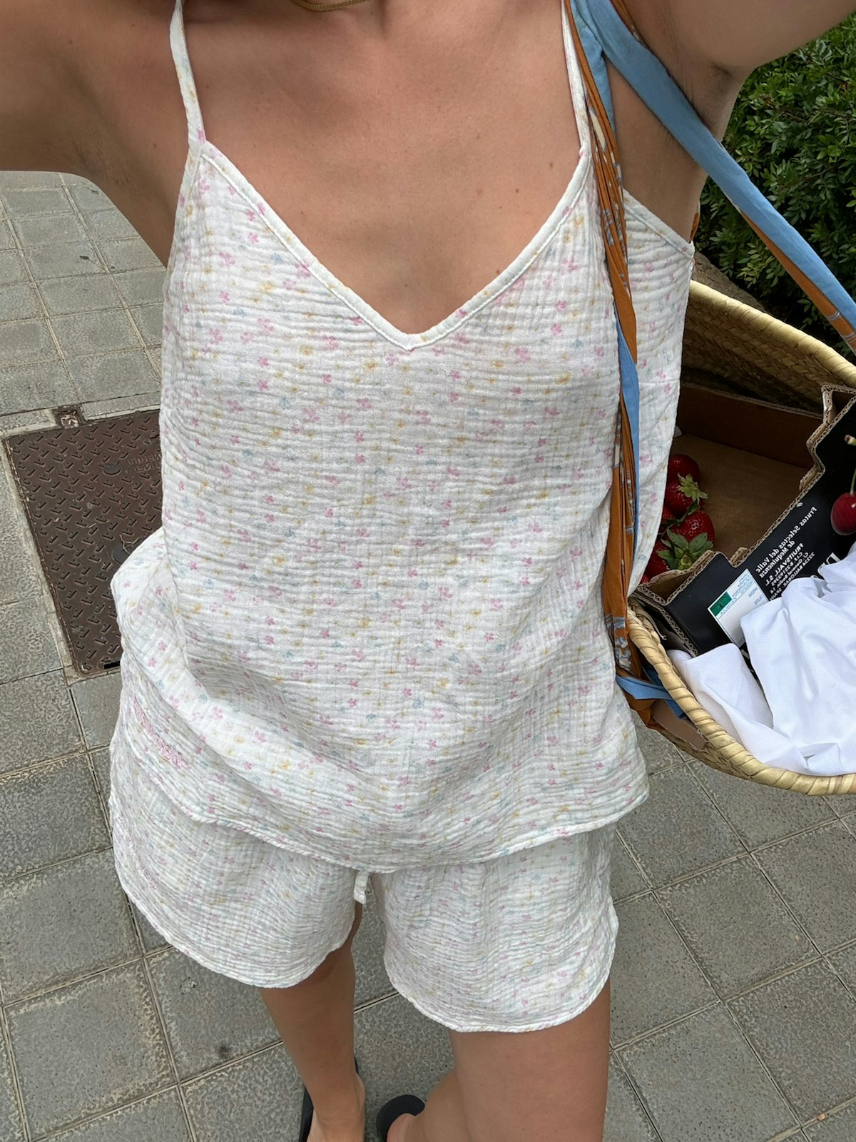 Muslin Strap Top Summer Field