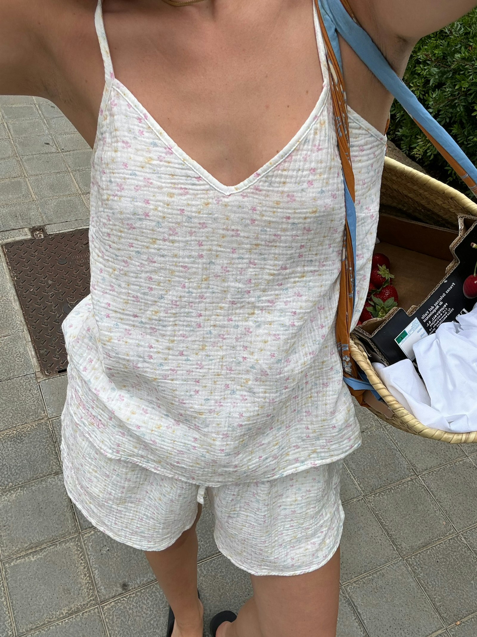 Muslin Strap Top Summer Field