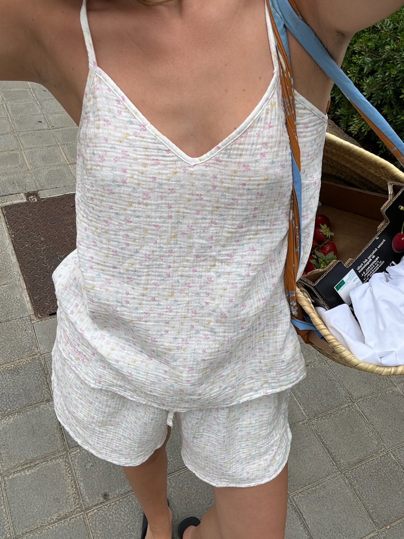 Muslin Strap Top Summer Field