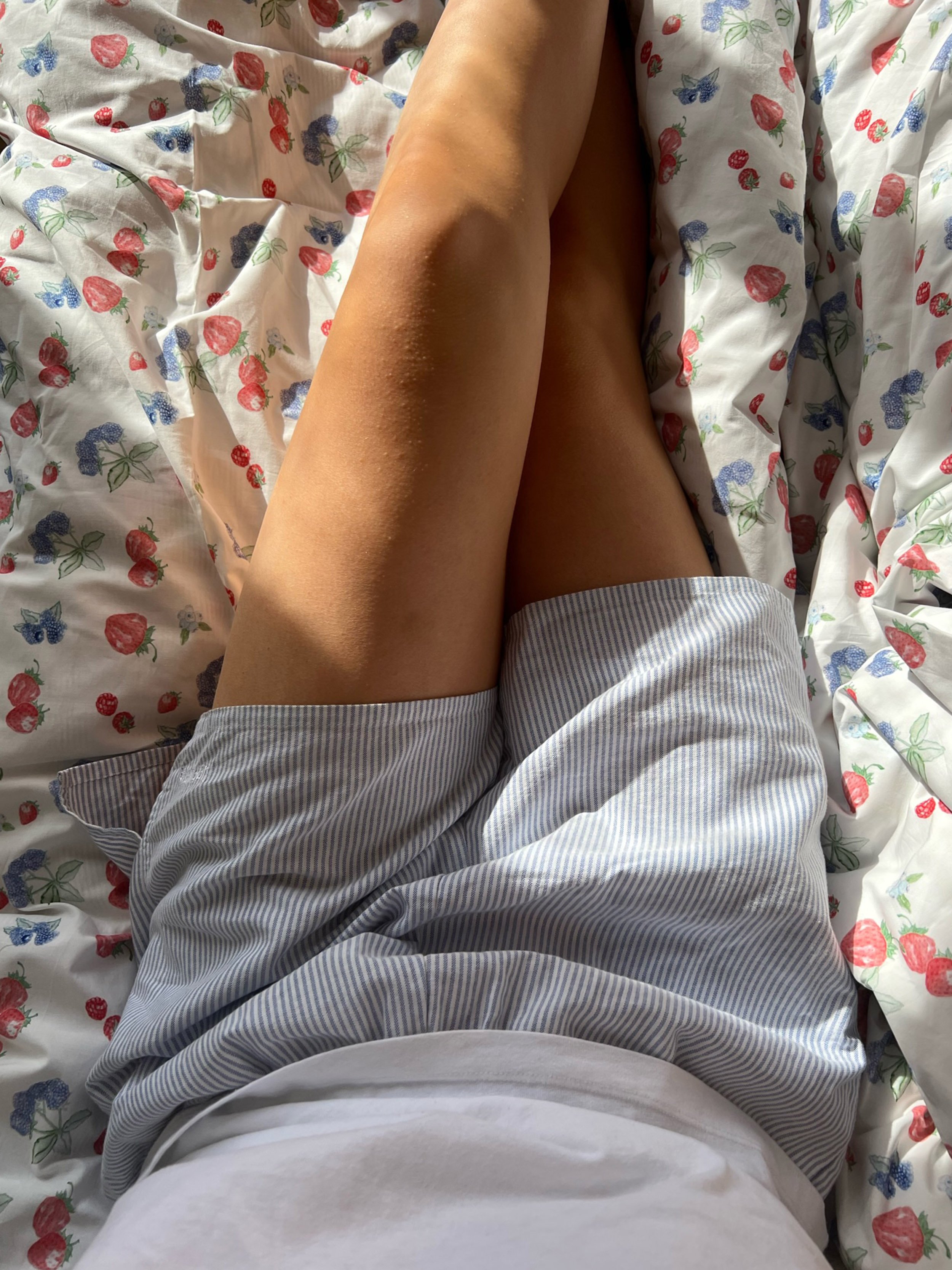[Smoothmood] / ☆ Bedroom Shorts / Blue Striped 00794505400-e1.jpg?ts=