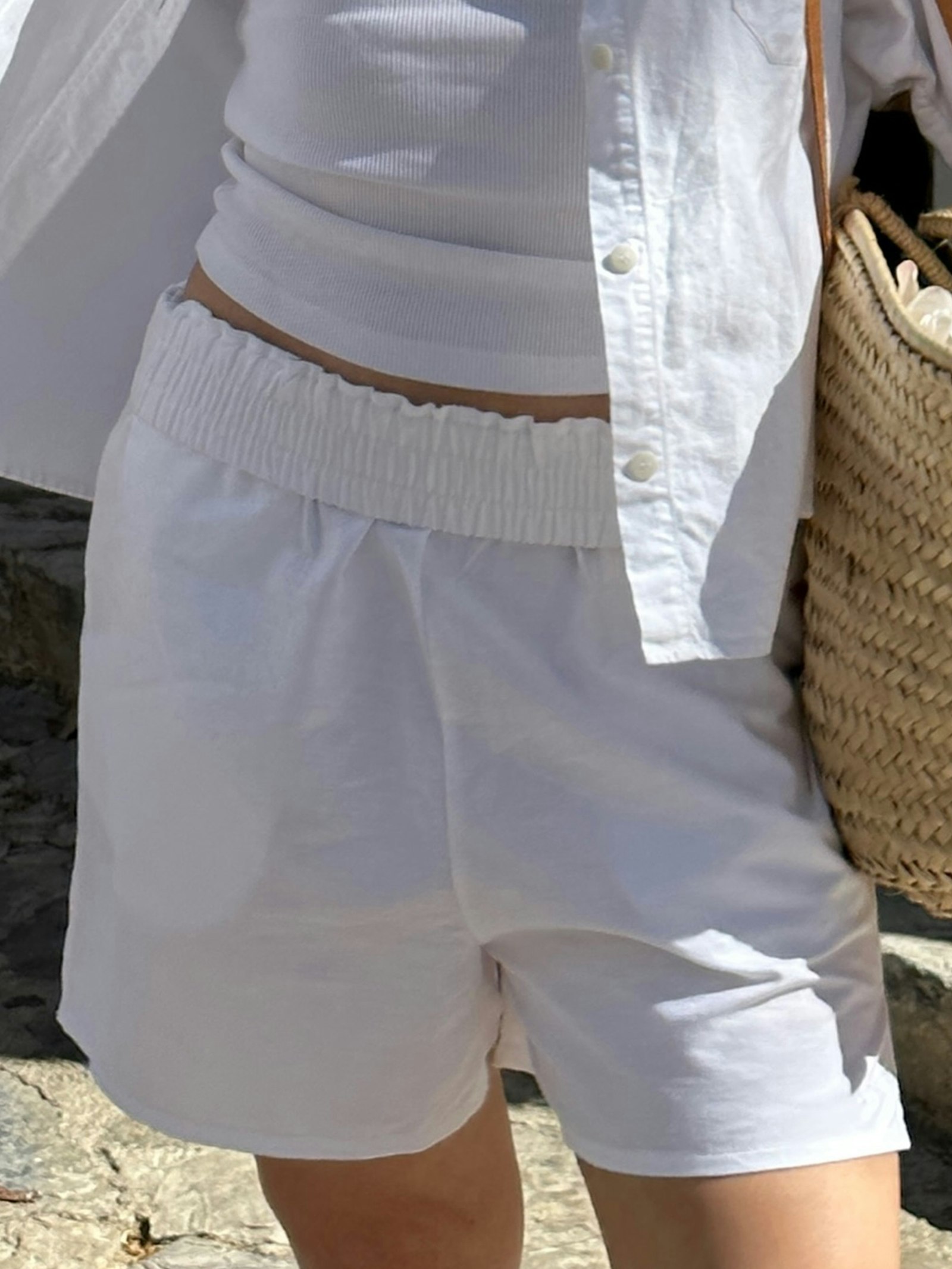 Breezy Shorts White