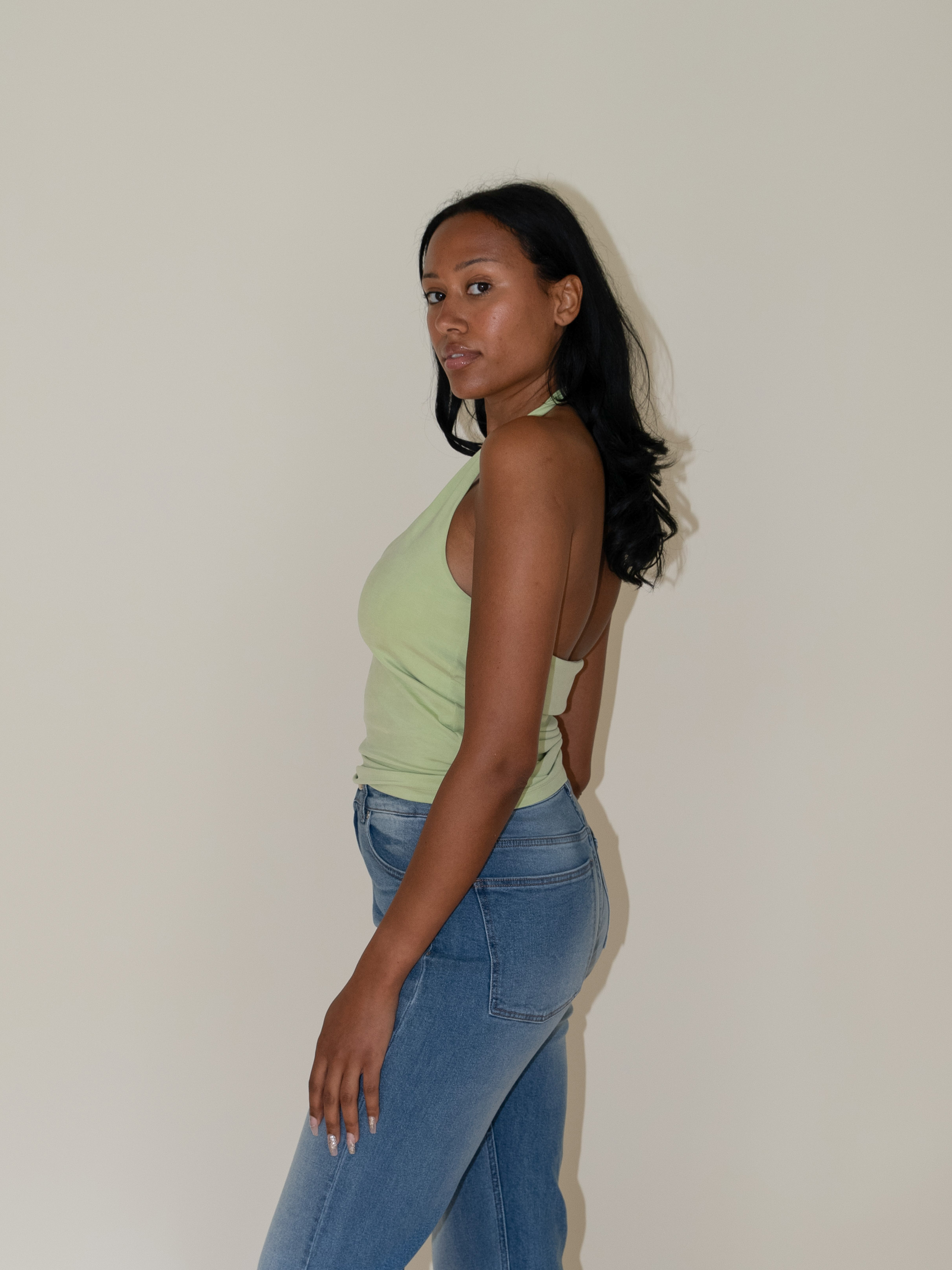 Lazuli Top Blue - Blue | Djerf Avenue