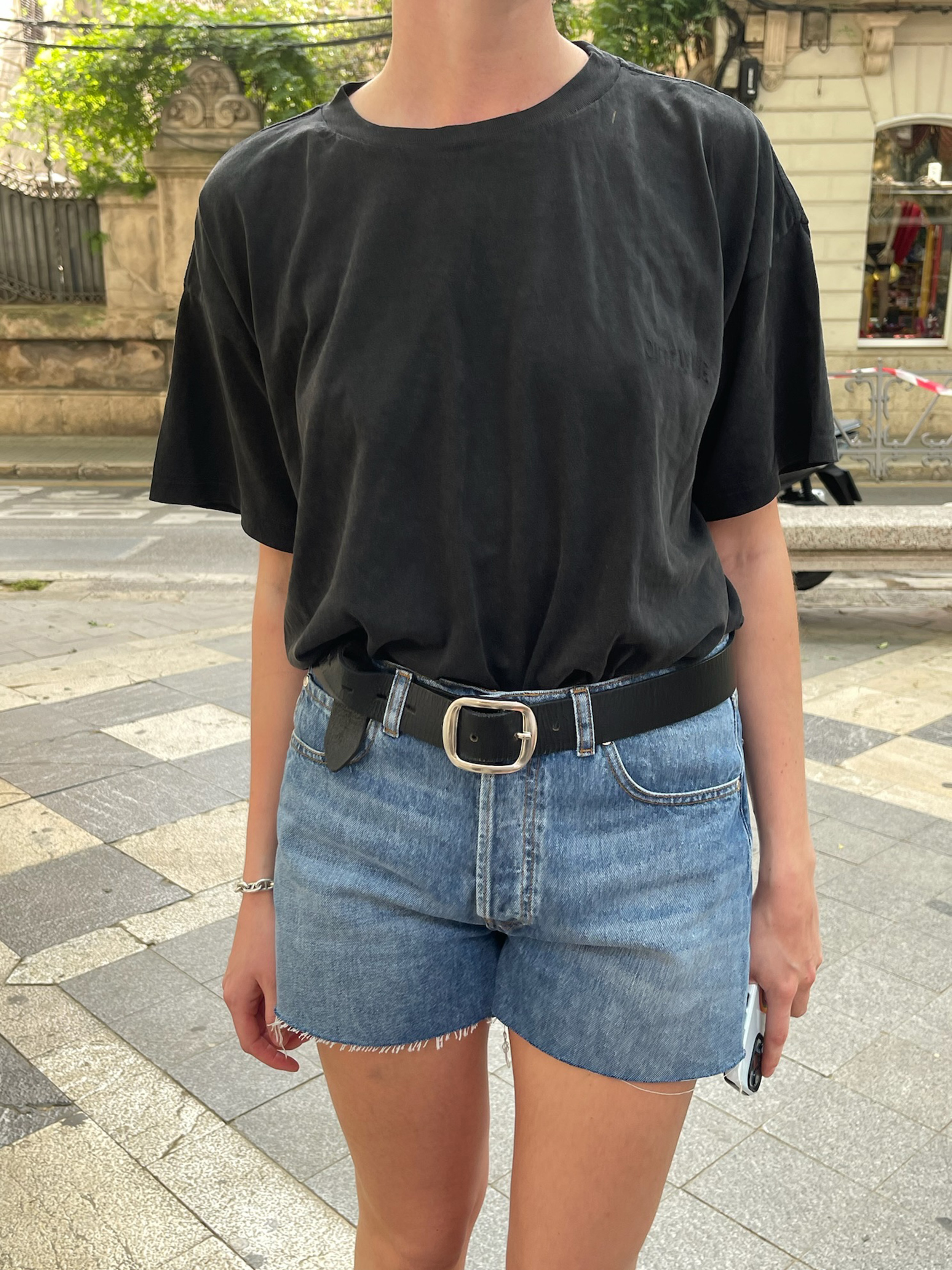 Denim Shorts Vintage Blue Vintage Blau Djerf Avenue