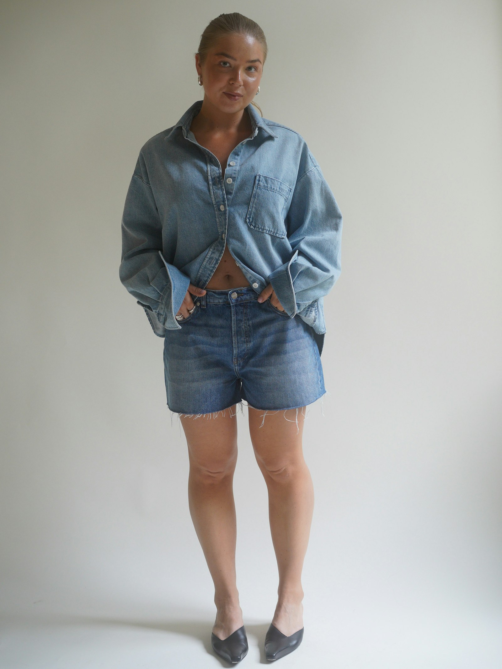 Denim Shorts Vintage Blue