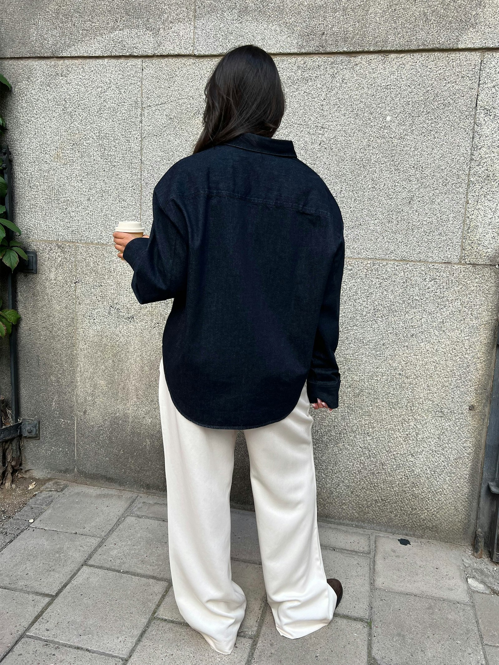 Denim Shirt Dark Blue