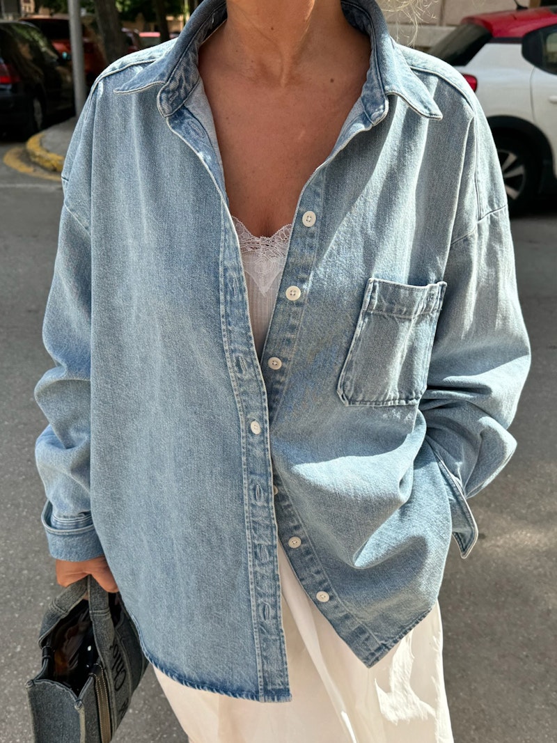 Denim Shirt Washed Blue