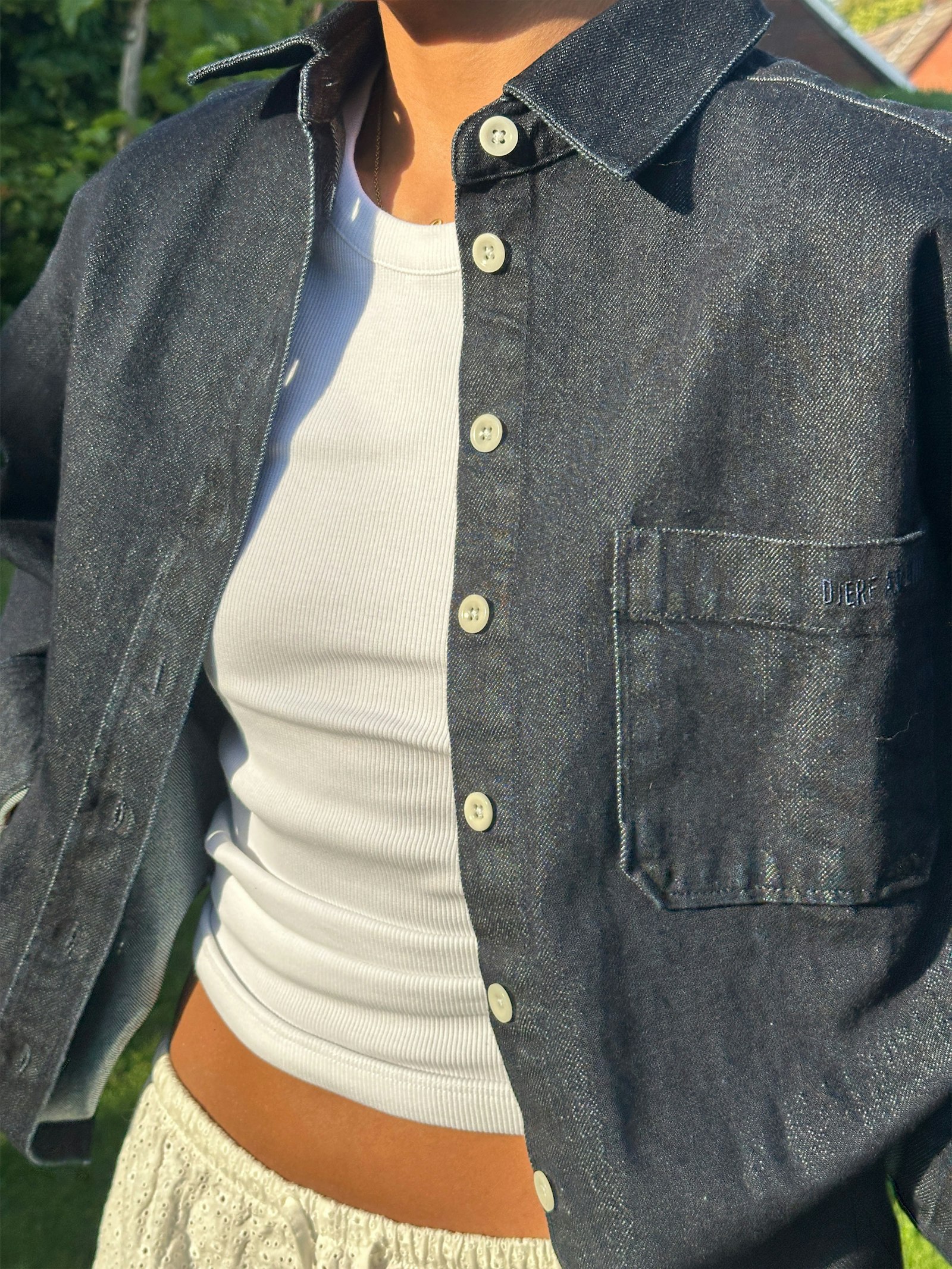 Denim Shirt Dark Blue