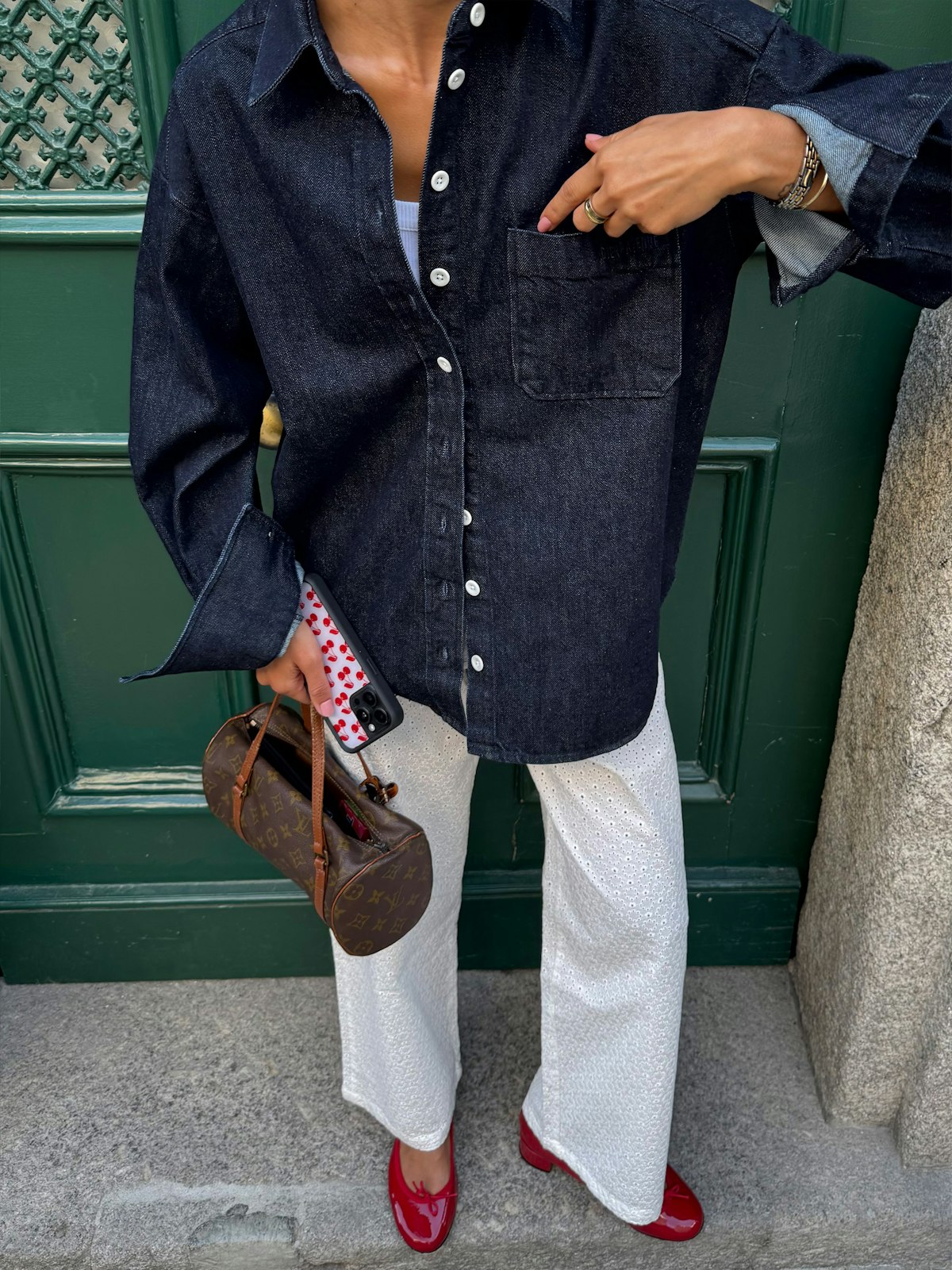 Denim Shirt Dark Blue