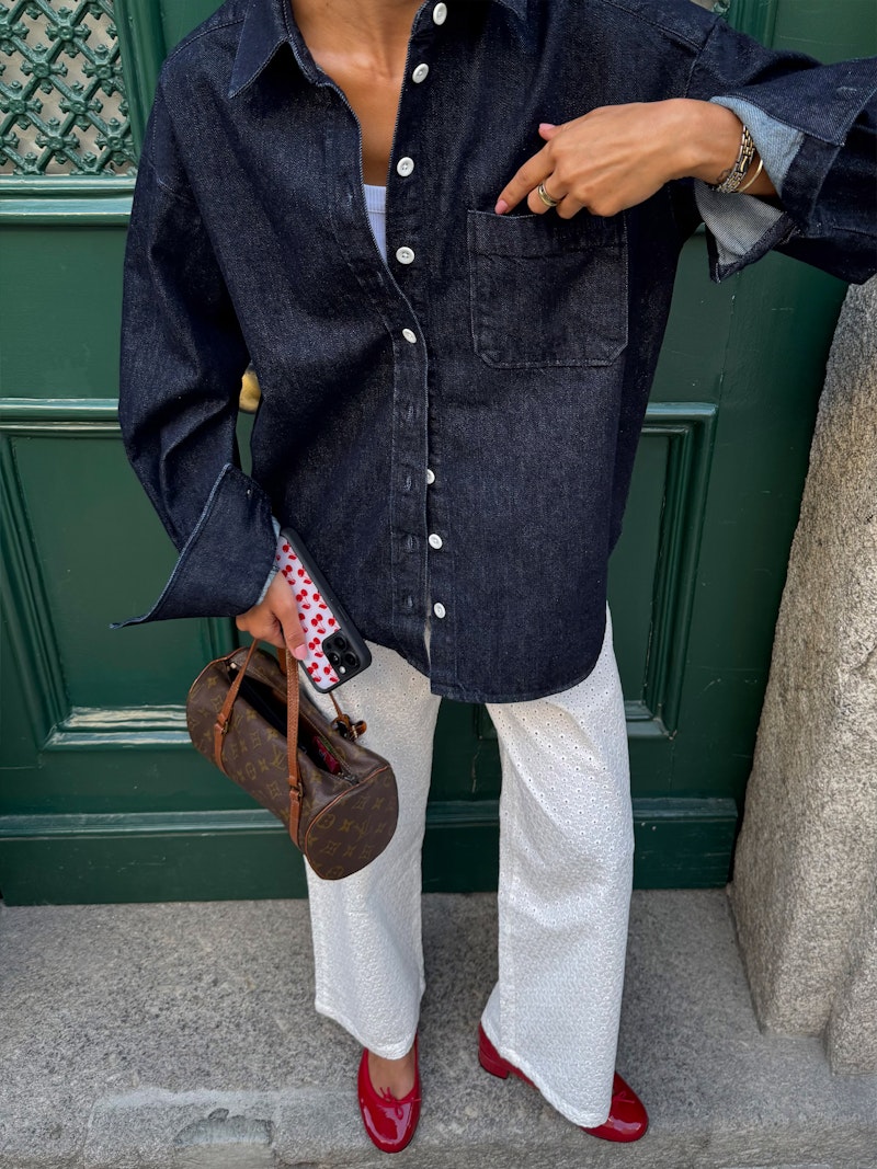 Denim Shirt Dark Blue