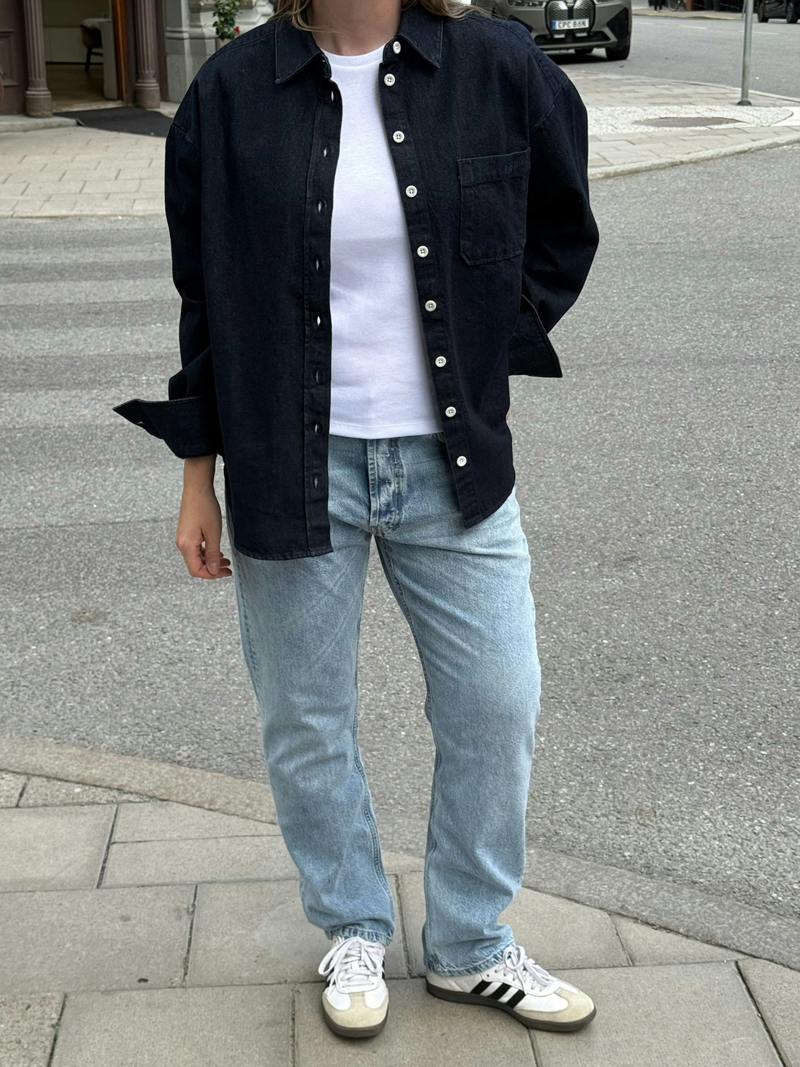 Denim Shirt Dark Blue